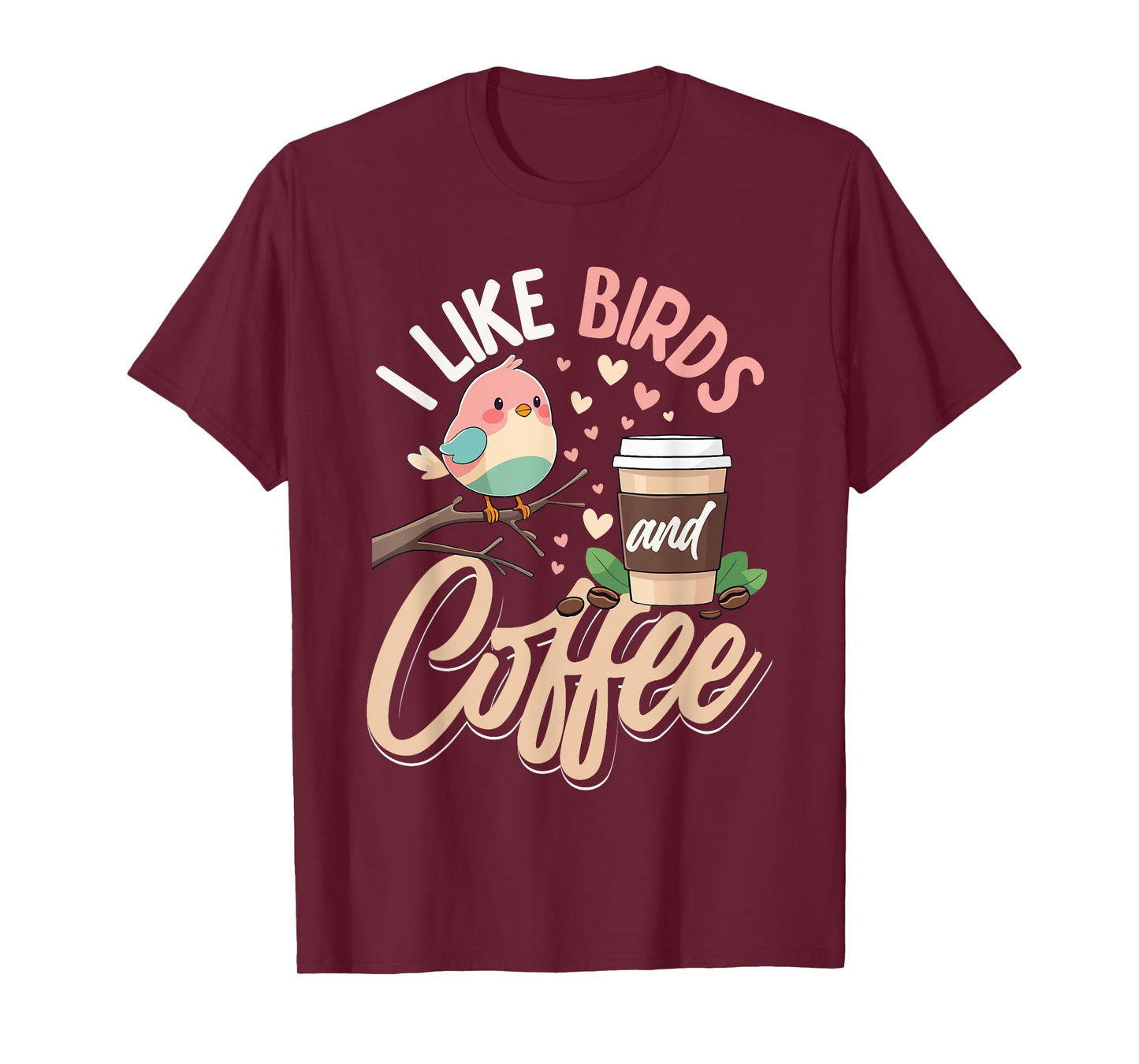 I like bird and coffee T-Shirt