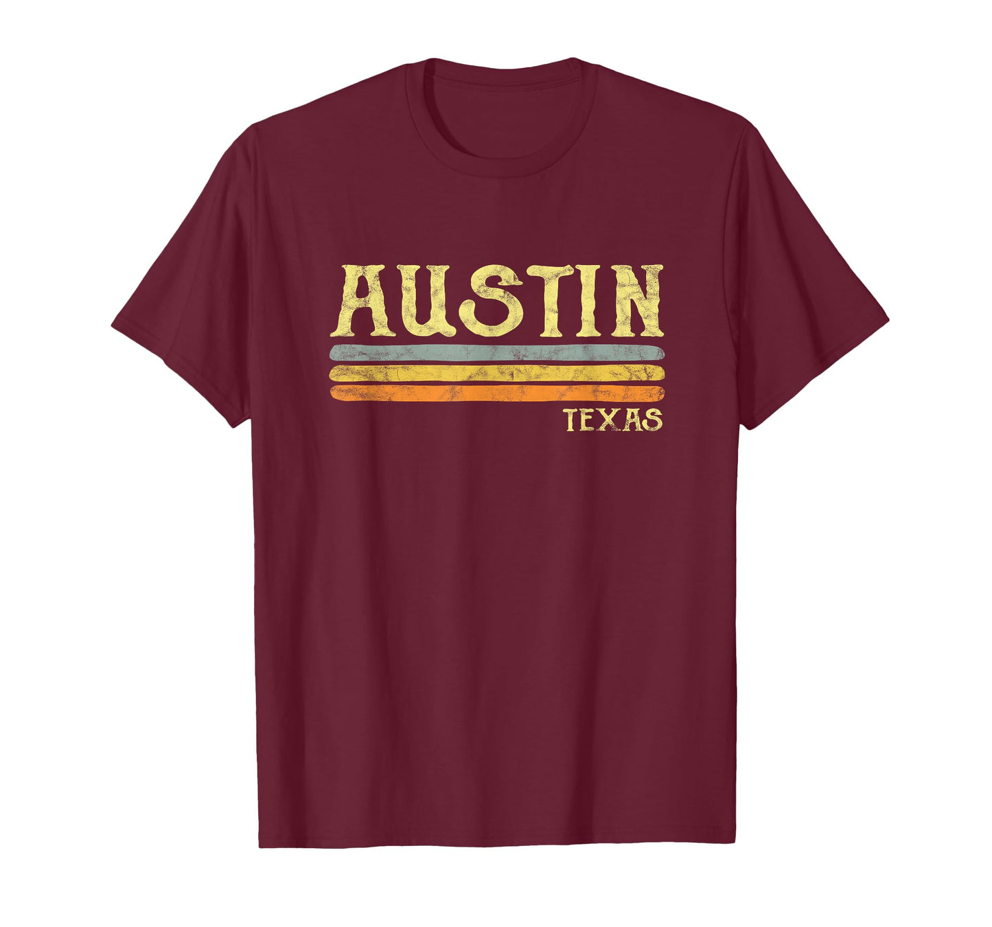 Vintage Austin Texas Tx T-shirt Retro Love Gift Souvenir T-Shirt