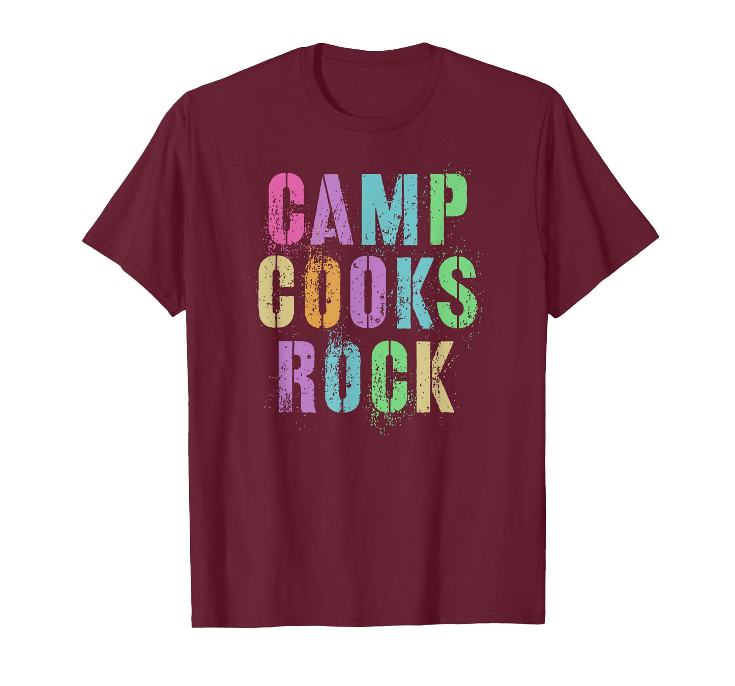 CAMP COOKS ROCKS Funny Campground Chef Crew Campsite Kitchen T-Shirt