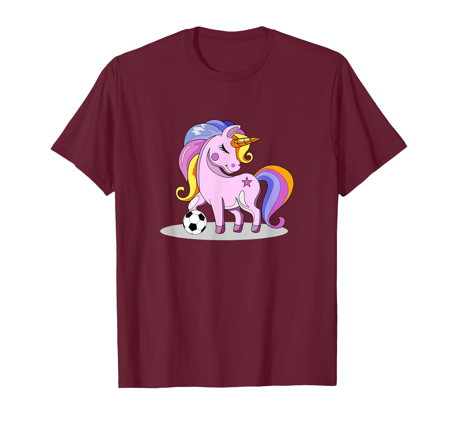 Unicorn Themed Soccer Girl Gifts For Soccer Mom T-Shirt