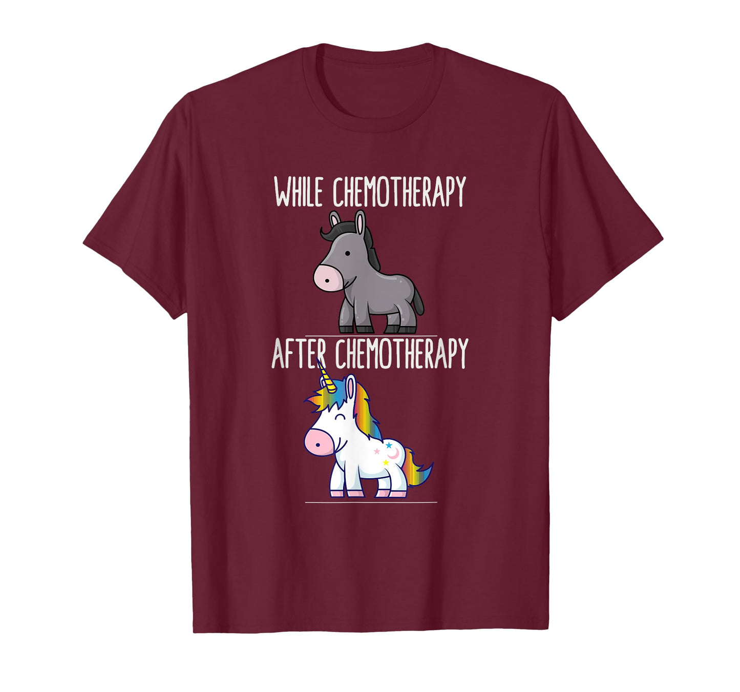 Battle Cancer Survivor Chemotherapy Unicorn Chemo Warrior T-Shirt