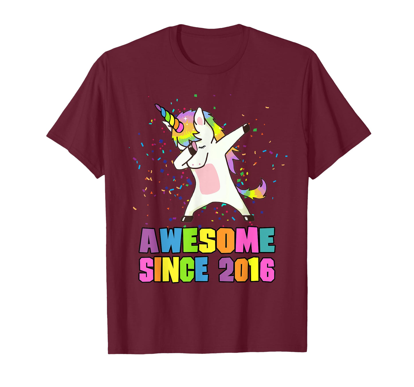 Awesome Since 2016 Unicorn T-Shirt