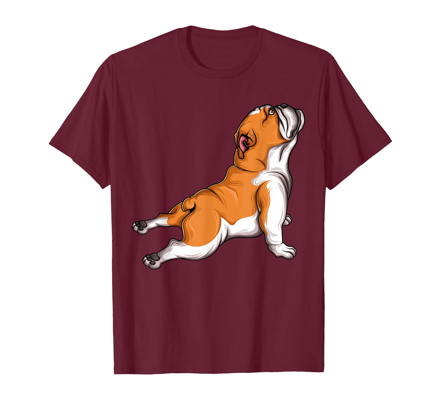 English Bulldog Yoga Dog Lover Namaste Funny Womens Gift T-Shirt