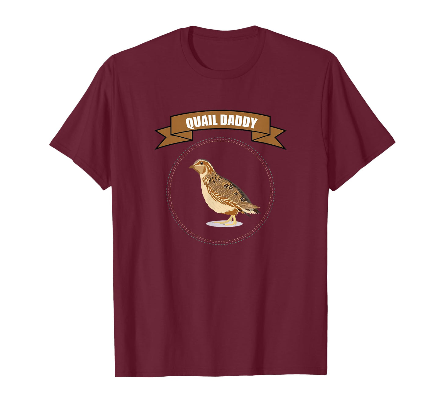 Quail Papa I quailfarmer quail T-Shirt