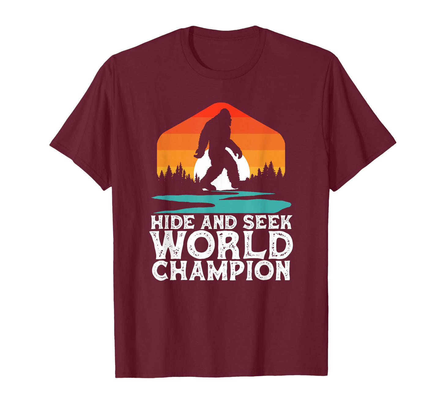 Hide and Seek World Champion Funny Bigfoot 2020 T-Shirt