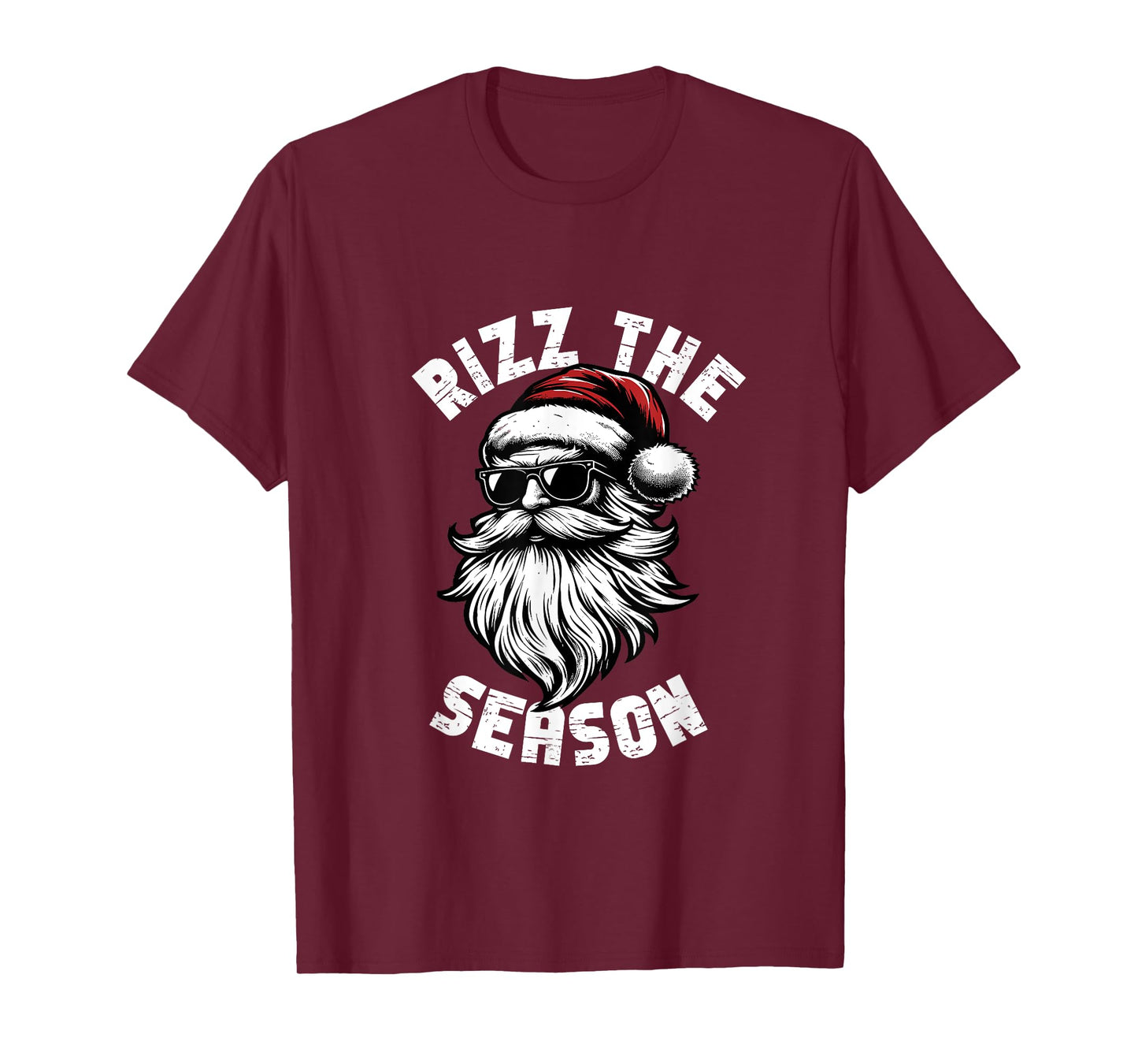 Rizz the Season Funny Santa Christmas T-Shirt
