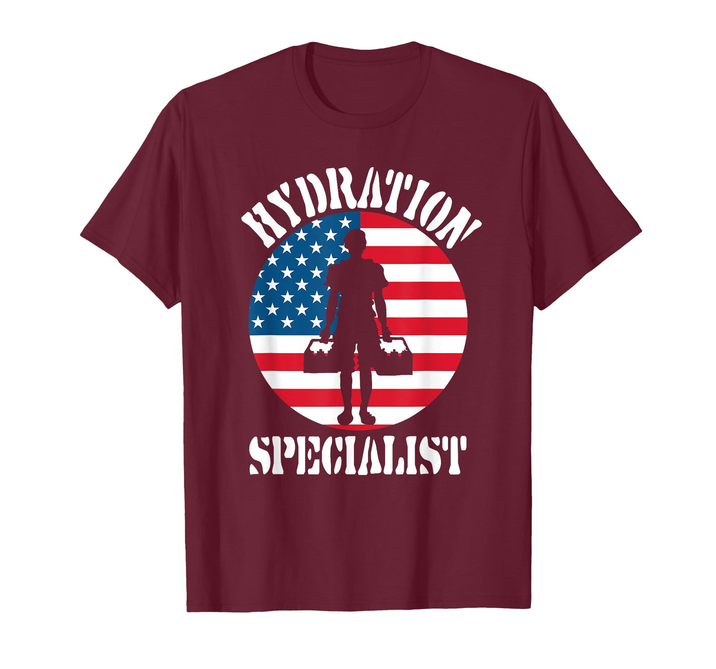 Hydration Specialist Team Manager Football Hydrated Waterboy T-Shirt