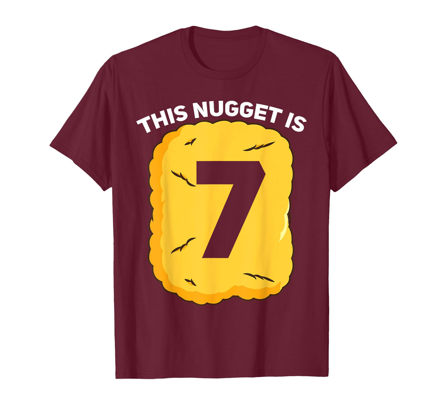 7 Year Old Chicken Nugget Birthday Party T-Shirt