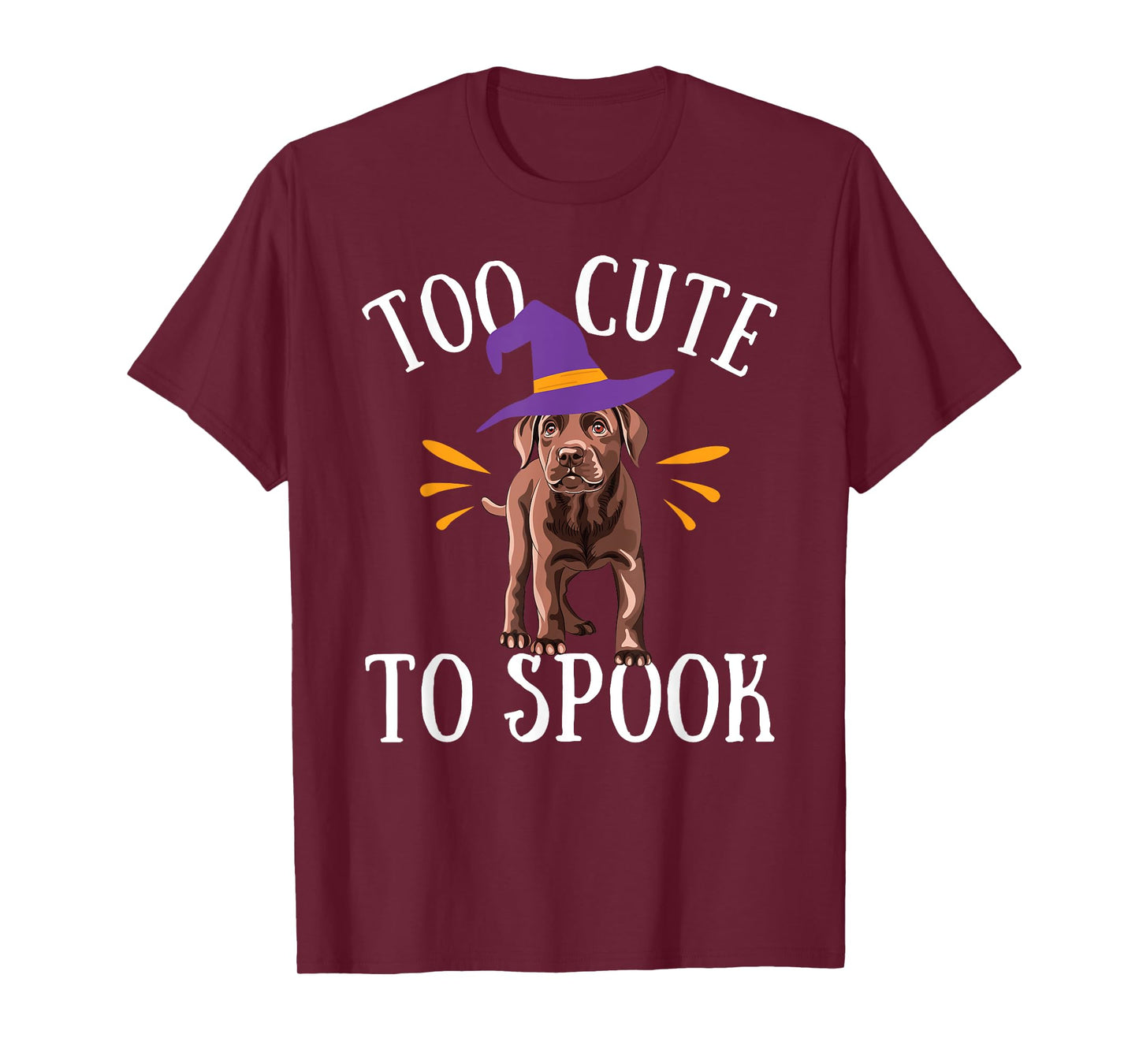 Chocolate Lab Cute Funny Halloween Dog Costume Labrador Men Women Kids T-Shirt