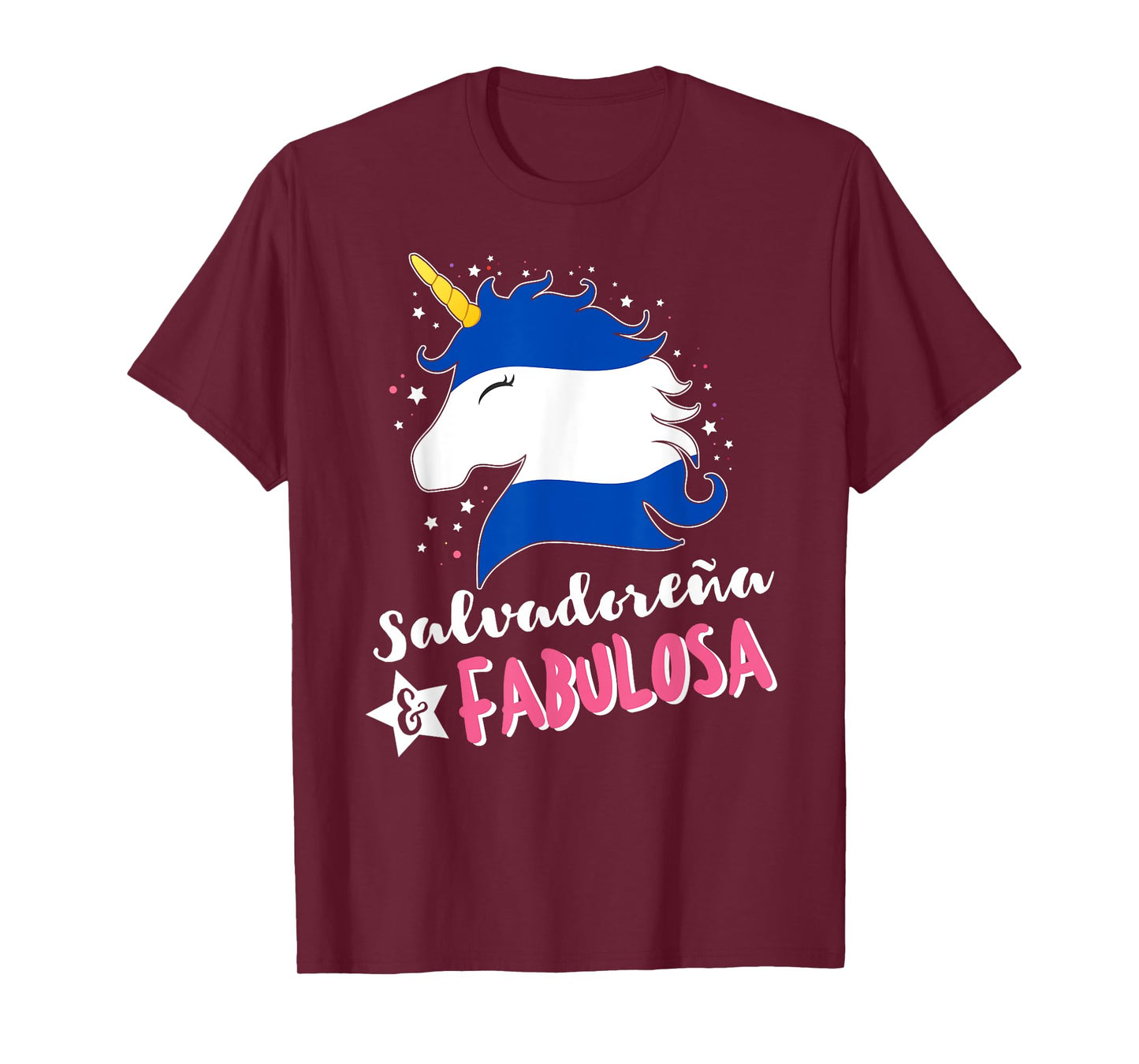 Salvadoran Flag El Salvador Unicornio T-Shirt