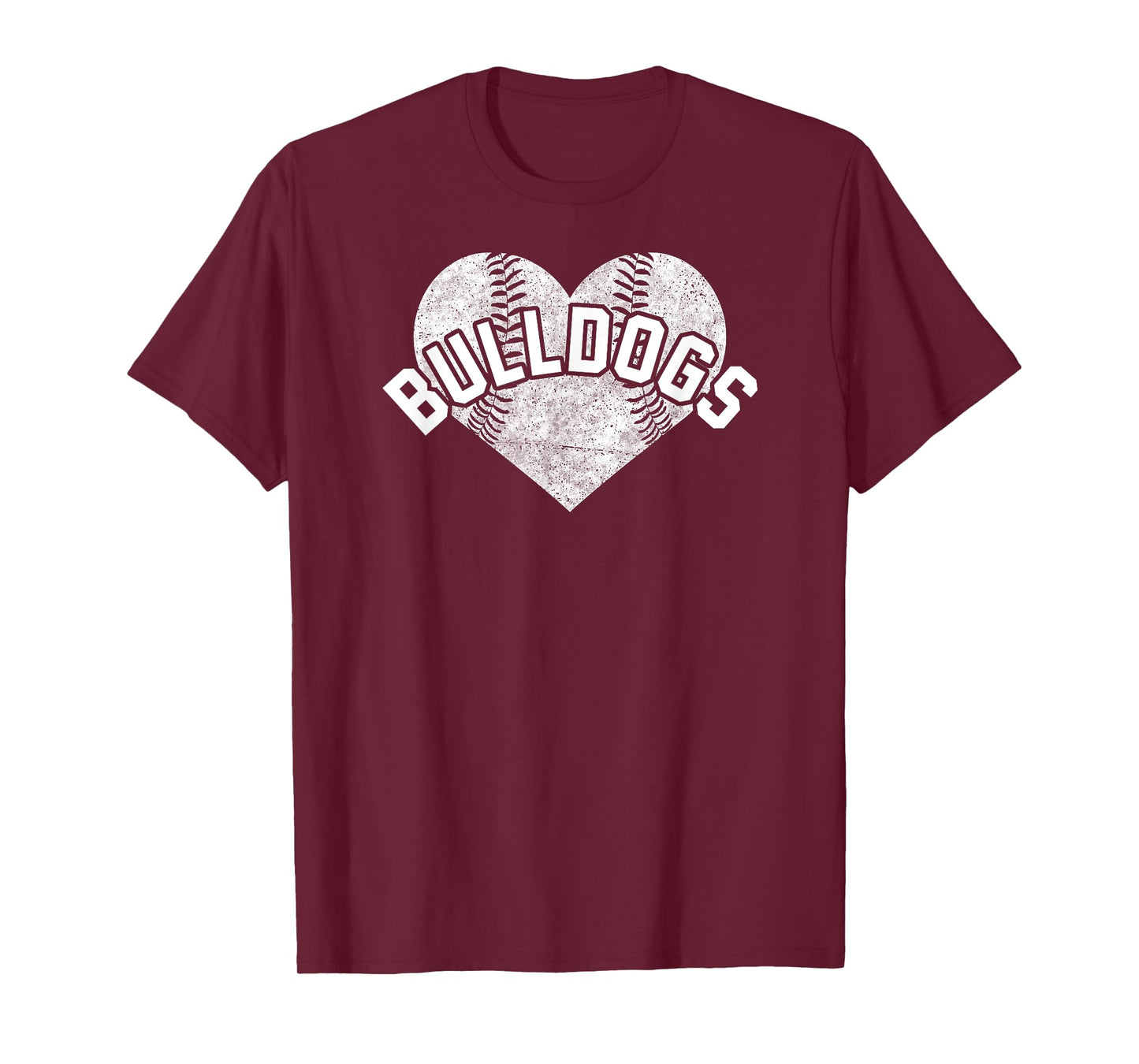 Bulldogs Baseball Softball Shirt High School Team Mascot Mom T-Shirt
