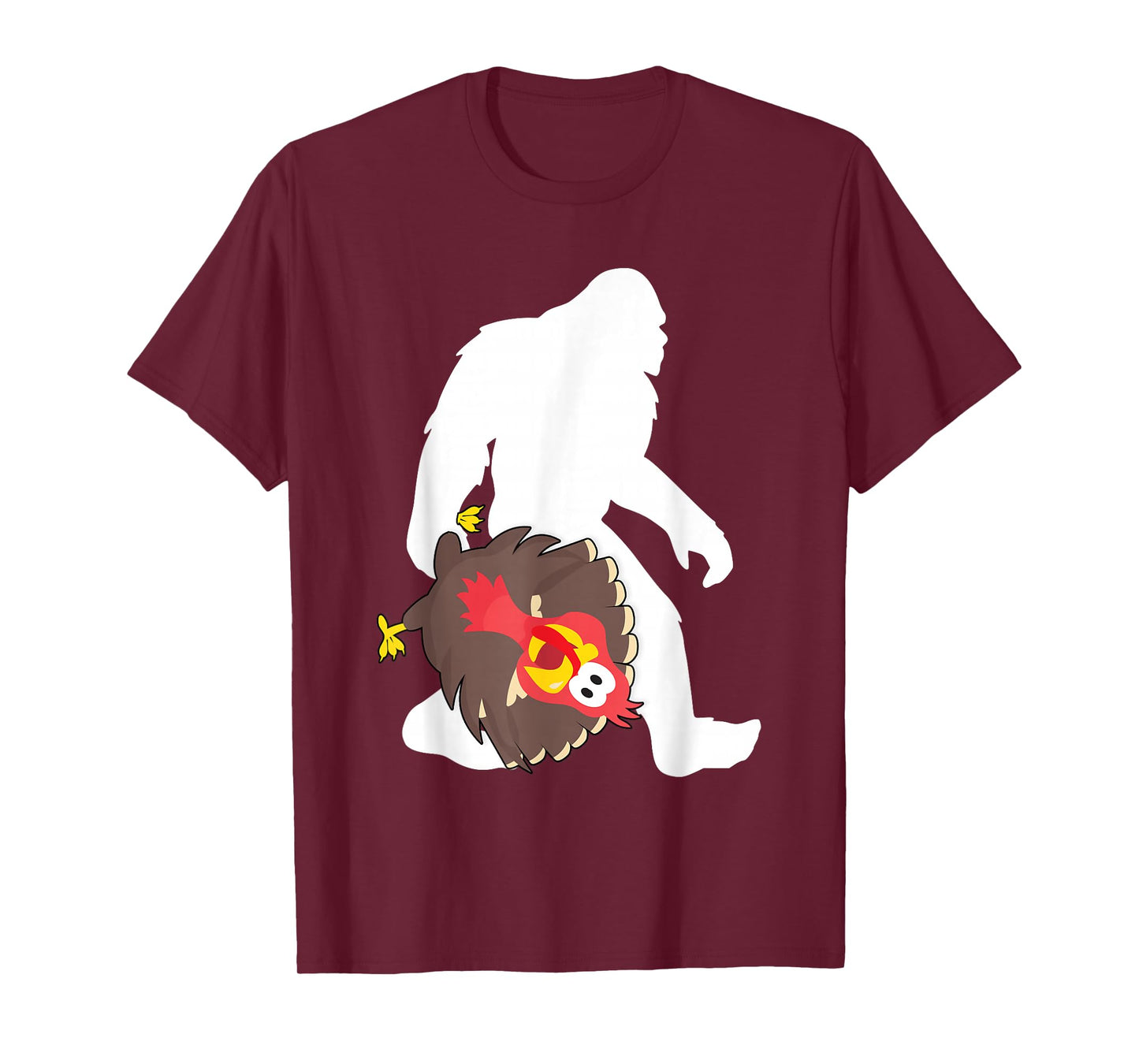 Bigfoot Funny Thanksgiving Turkey Sasquatch T-Shirt