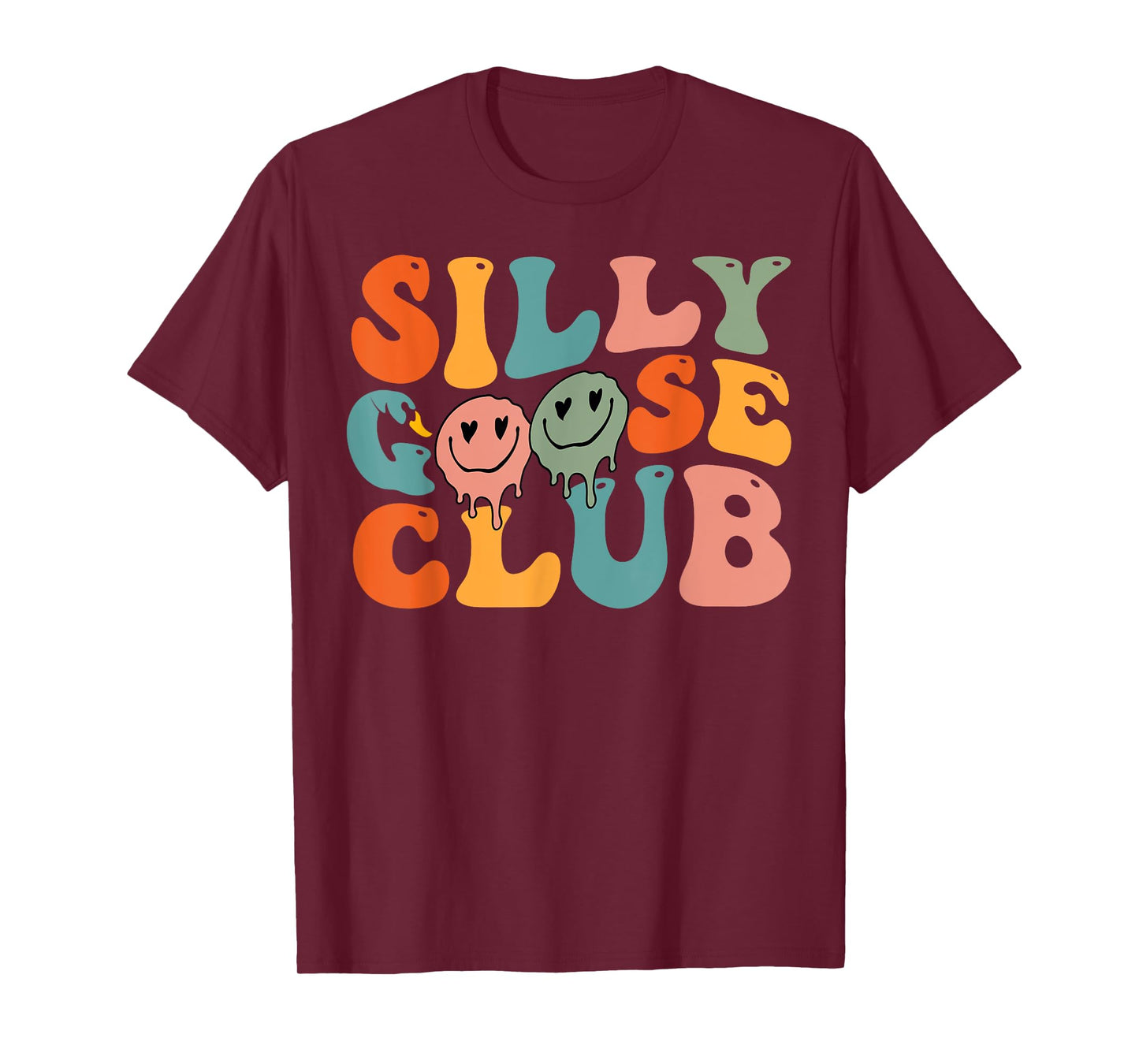 Silly Goose Club Silly Goose Meme Smile Face Trendy Costume T-Shirt