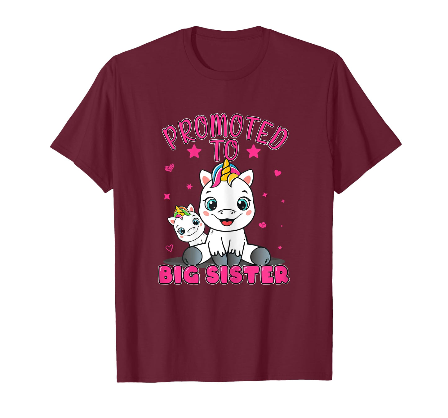 Promoted To Big Sister | Unicorn | Future Sister To Be Girls T-Shirt