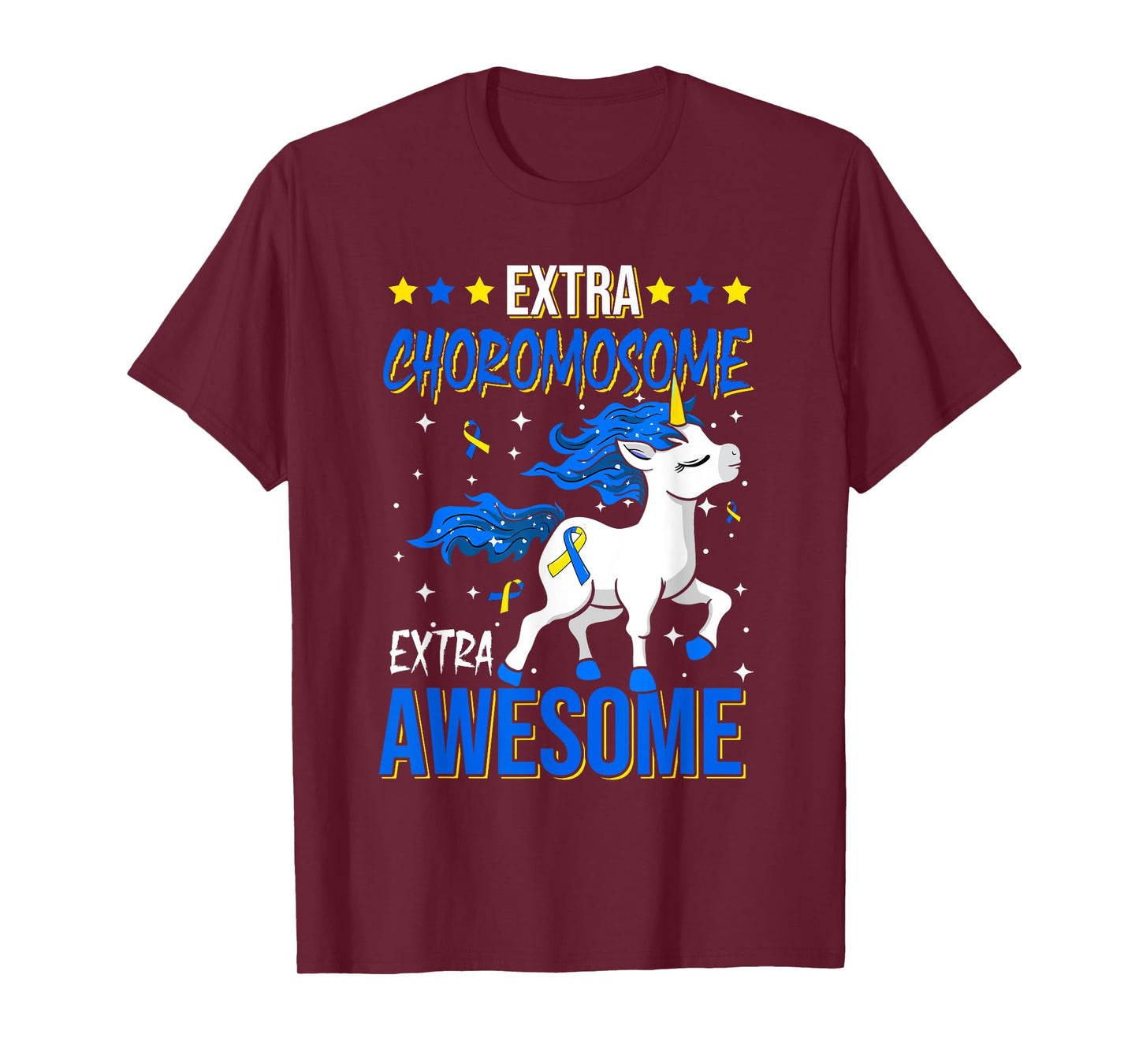 T21 Extra Chromosome Extra Awesome Down Syndrome Awareness T-Shirt