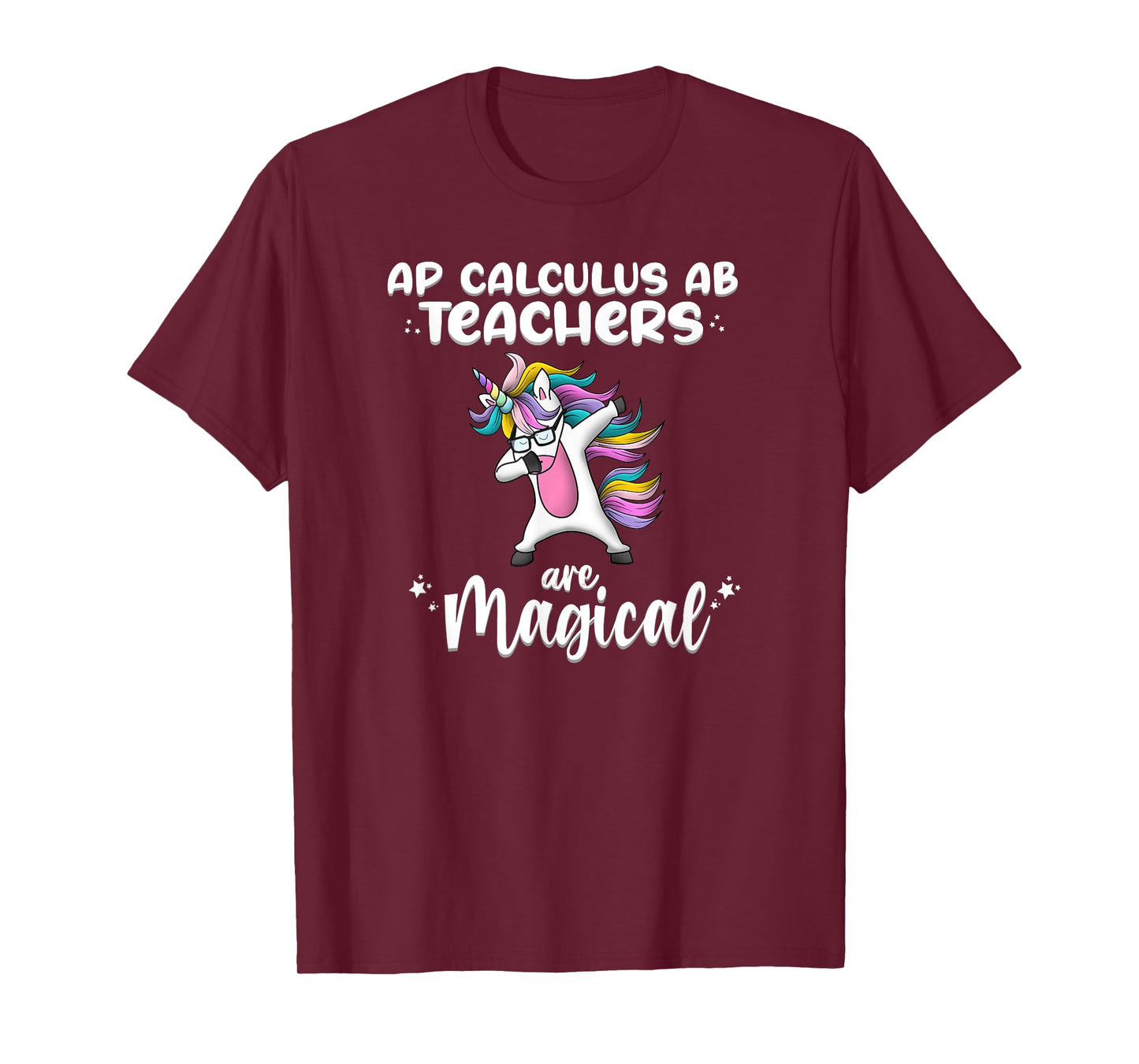 Unicorn Girl AP Calculus AB Teacher Gift Love Awesome Funny T-Shirt