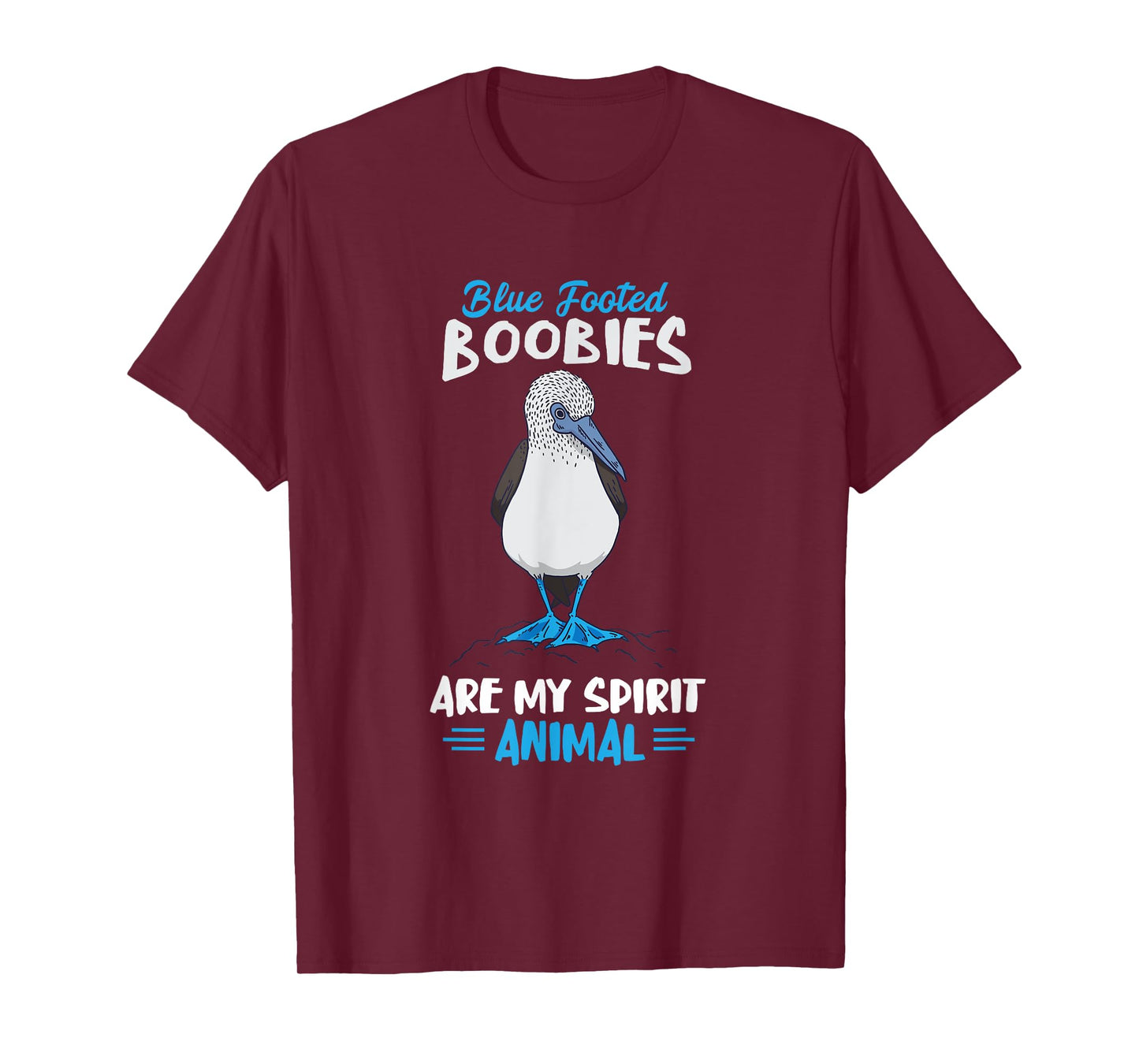 Blue Foot Booby Spirit Animal Blue Footed Booby Seabird T-Shirt
