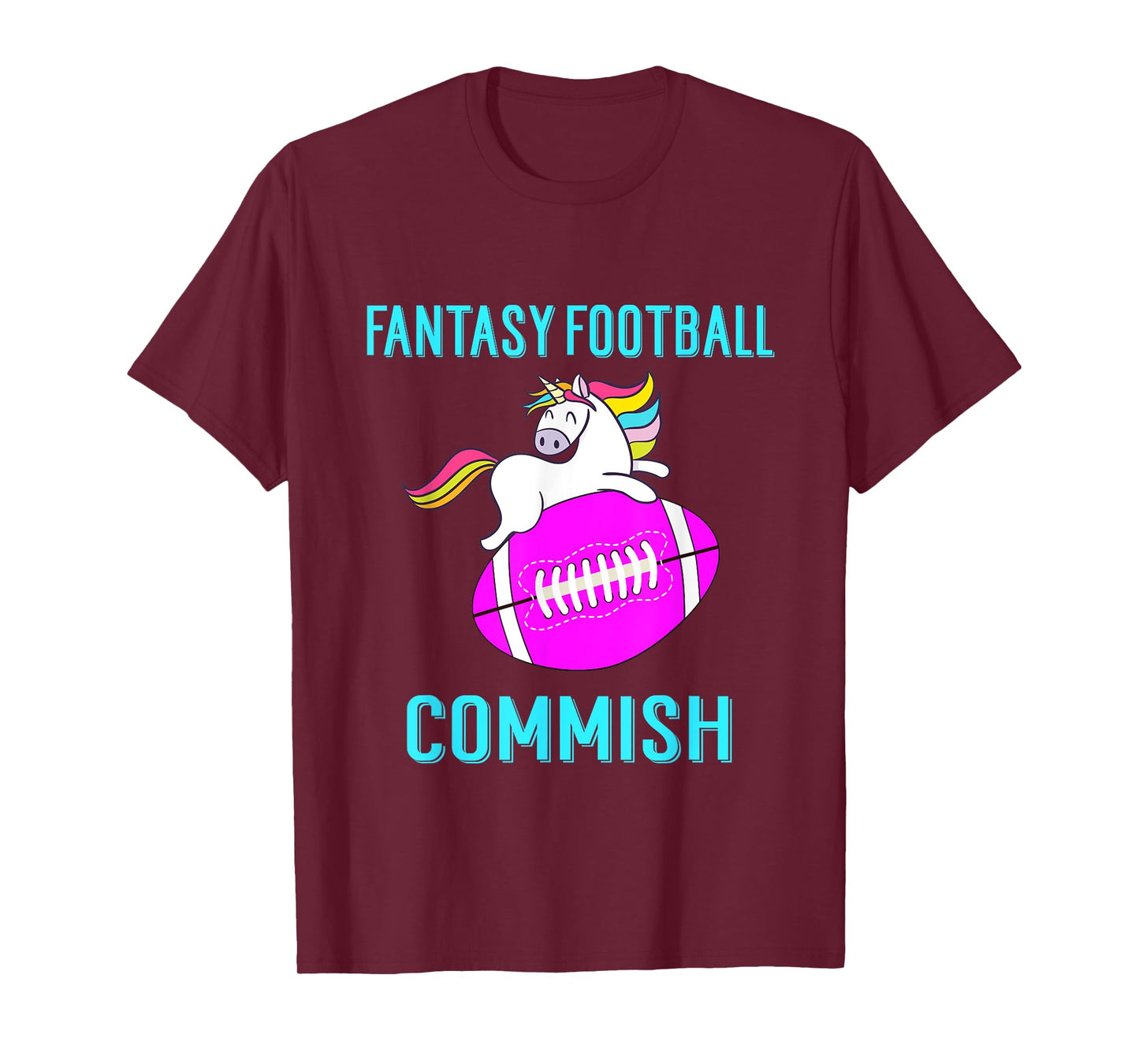 Unicorn Fantasy Football Commissioner Tshirt T-Shirt