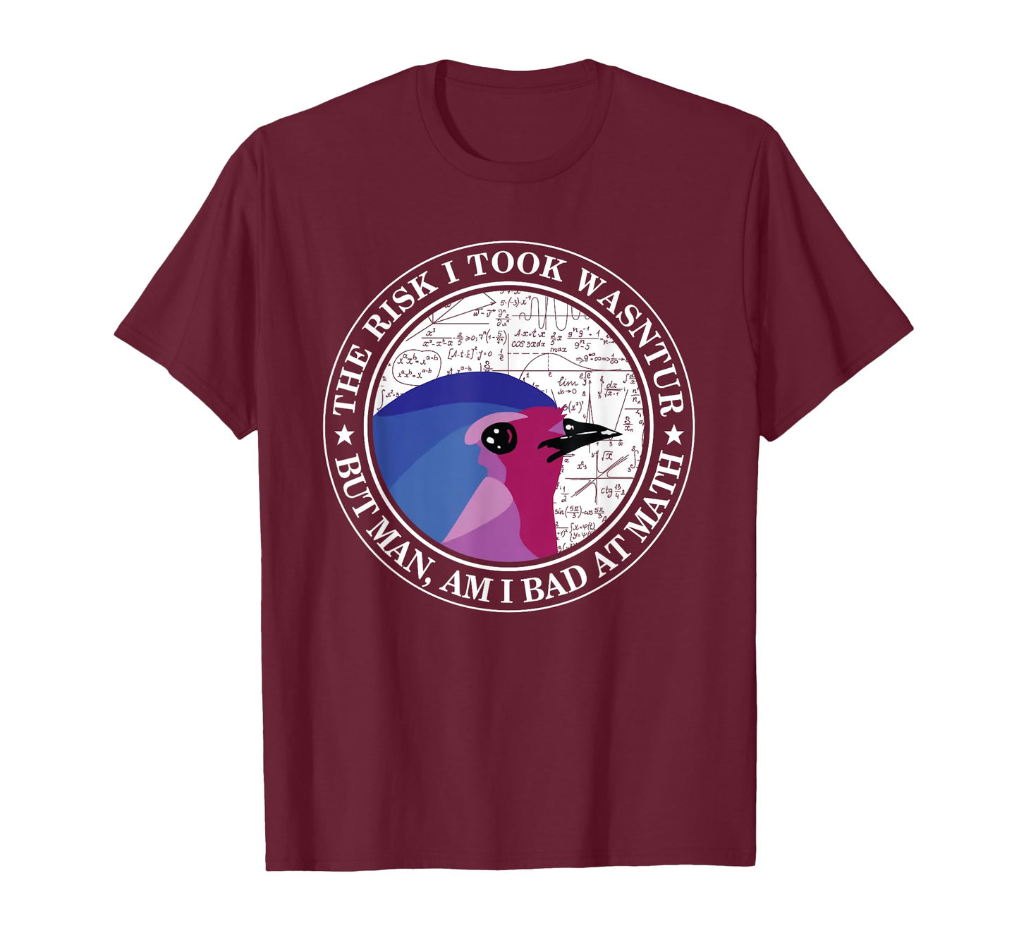 The Risk I Took Was Calculated But Man Am I Bad At Math T-Shirt