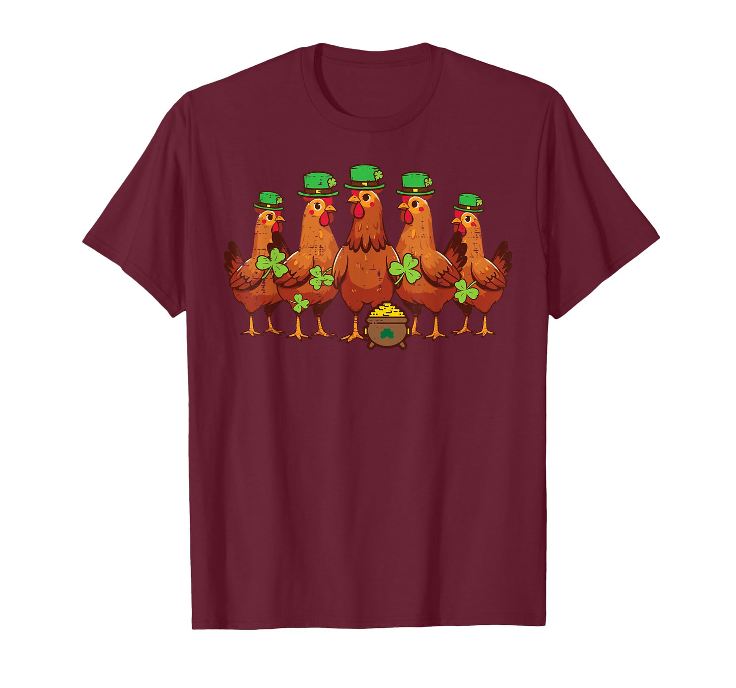 St Patricks Day Chickens Saint Pattys Paddys Men Women Kids T-Shirt