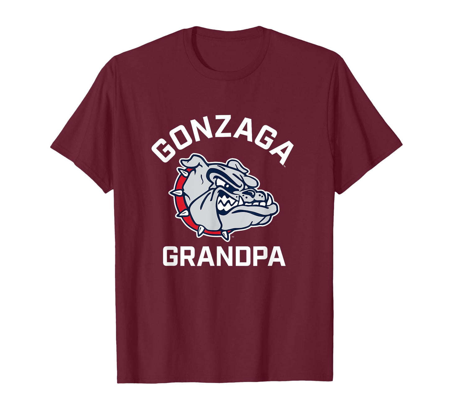 Gonzaga University Bulldogs Arched Grandpa T-Shirt