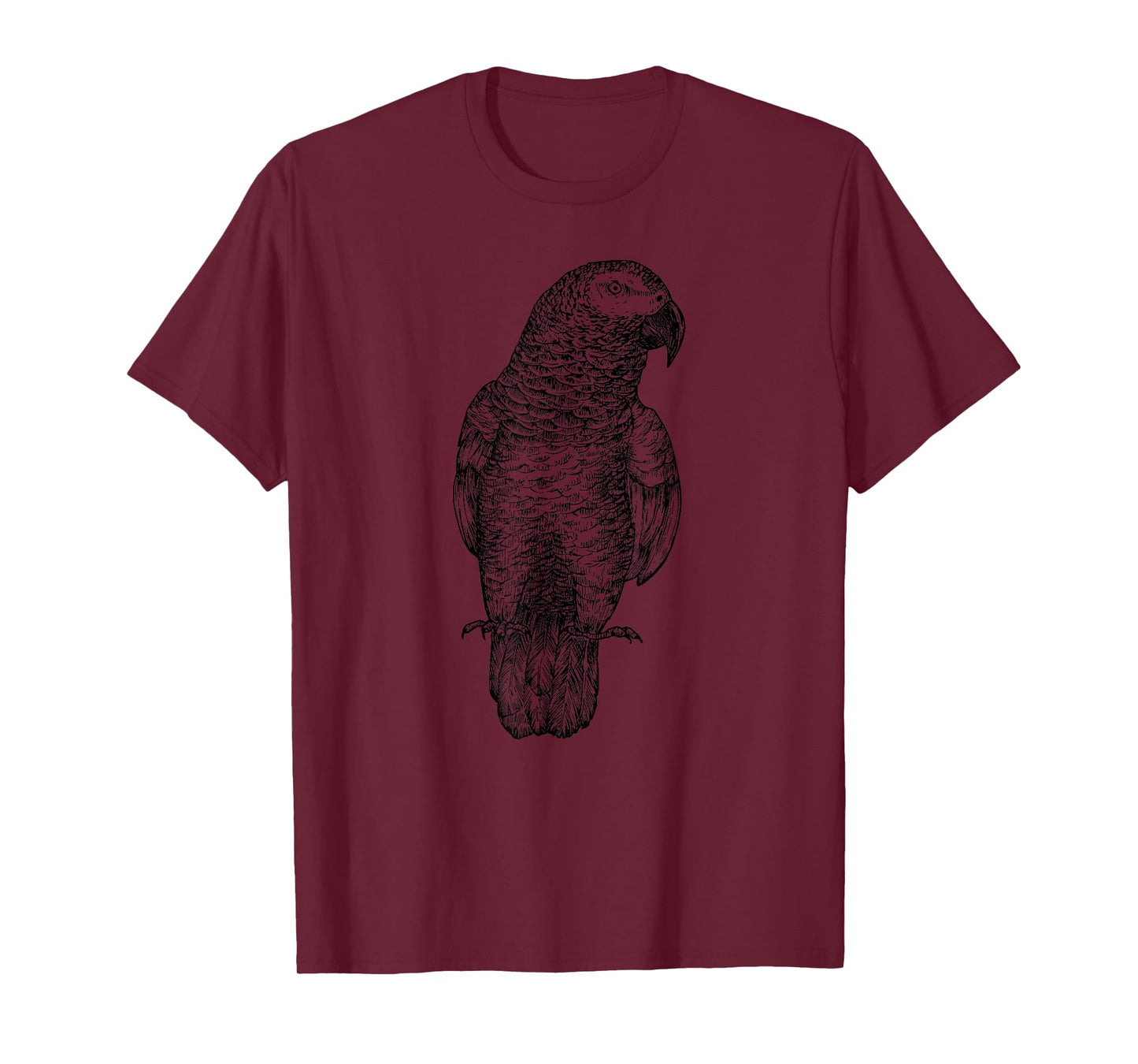 African Grey Parrot Bird T-Shirt