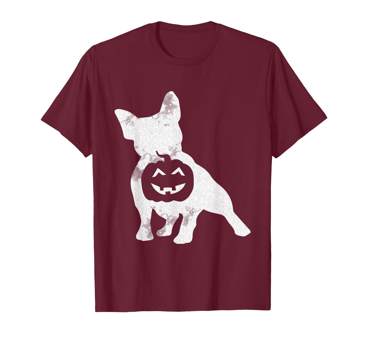 French Bulldog Lazy Halloween Costume Cute Frenchie Pumpkin T-Shirt