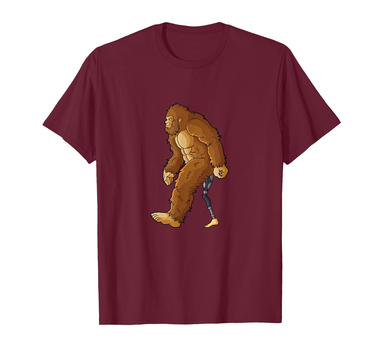 Bigfoot amputated leg amputee prosthetic leg amputation T-Shirt