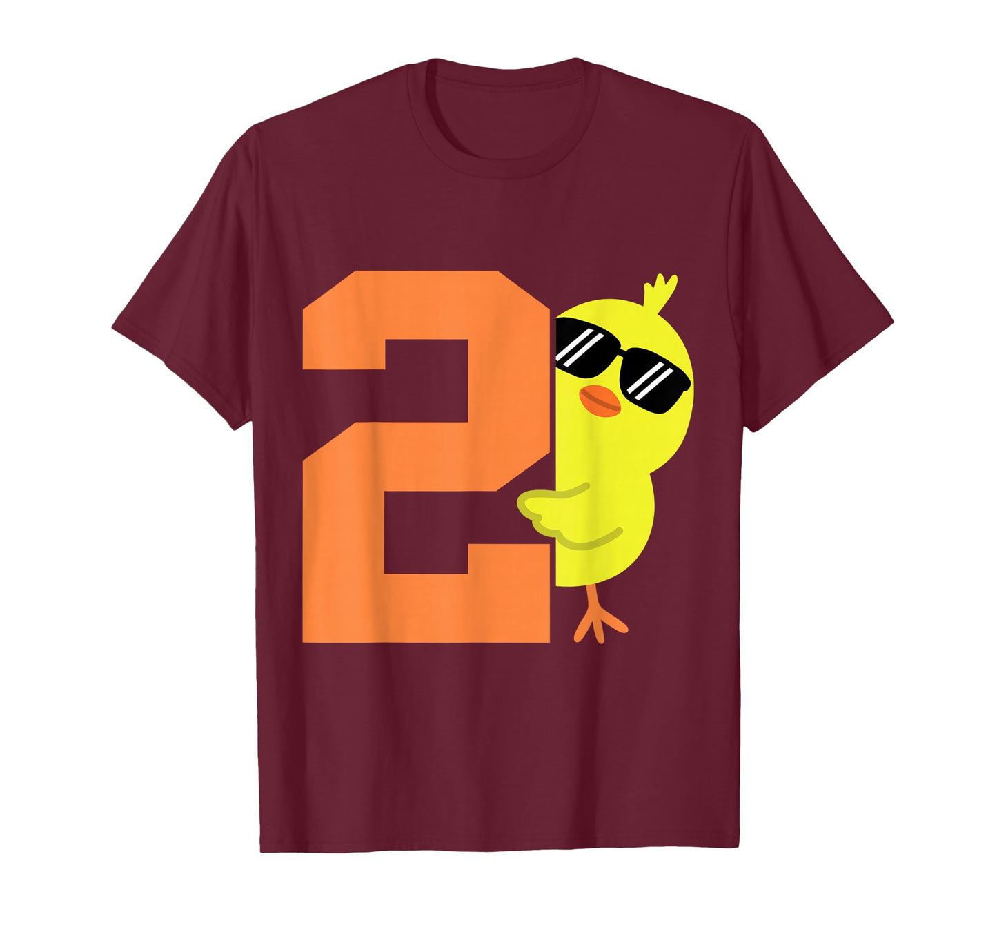 Toddler 2nd Birthday Chicken Themed 2 Year Old Boy Kid Chick T-Shirt