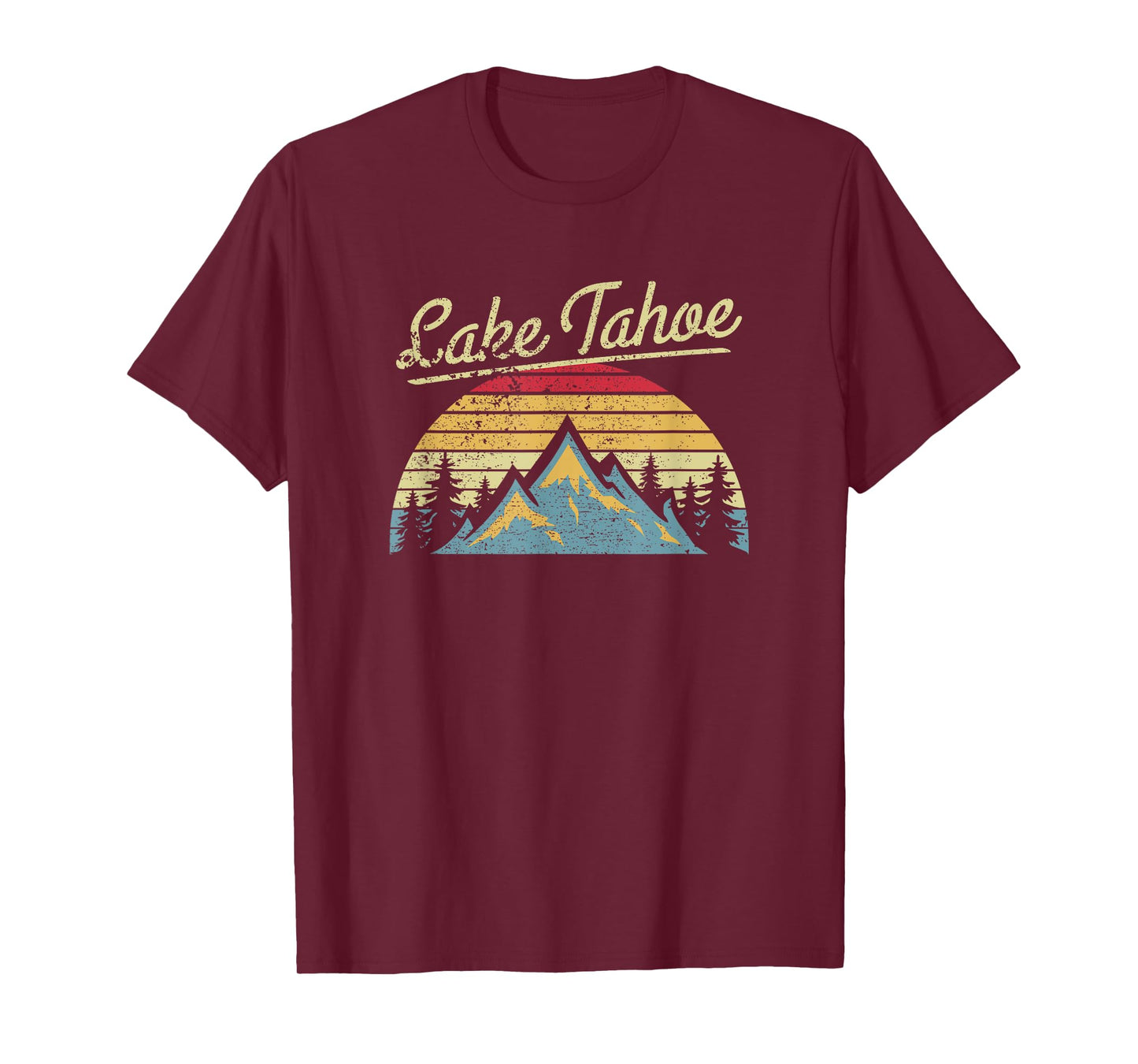 Vintage Retro Lake Tahoe National Forest T Shirt T-Shirt
