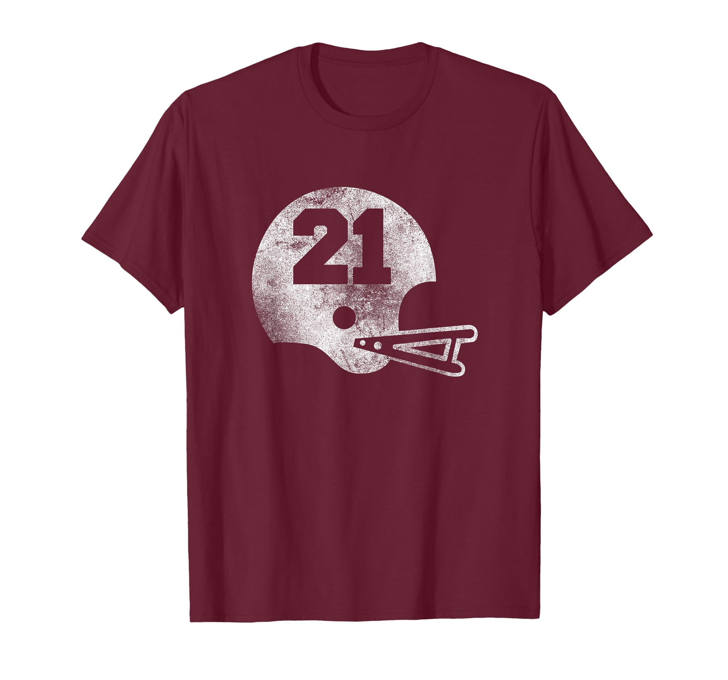 Vintage Football Jersey Number 21 T-Shirt Player Number T-Shirt