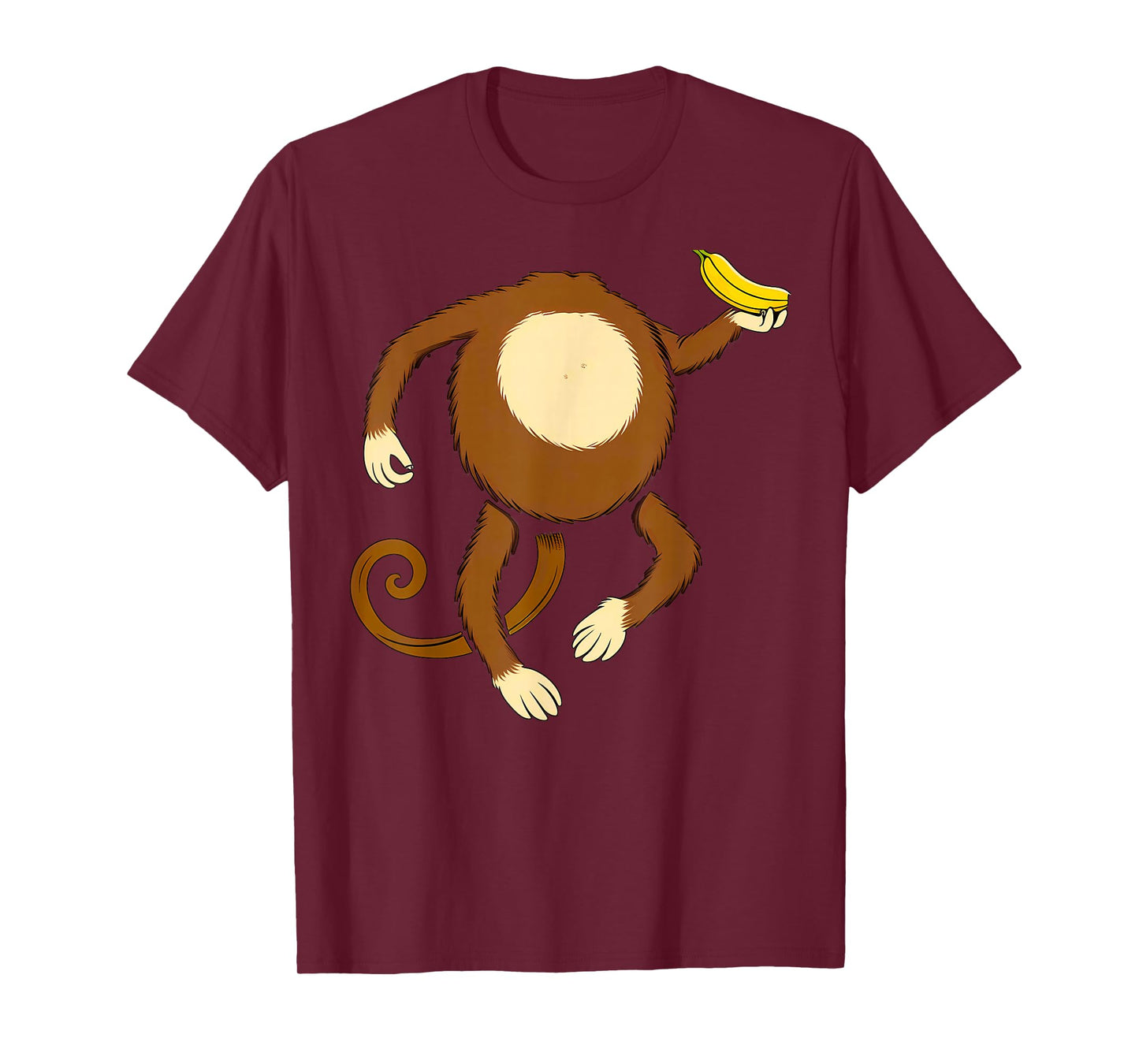 Monkey Holding Banana Halloween Costume T-Shirt