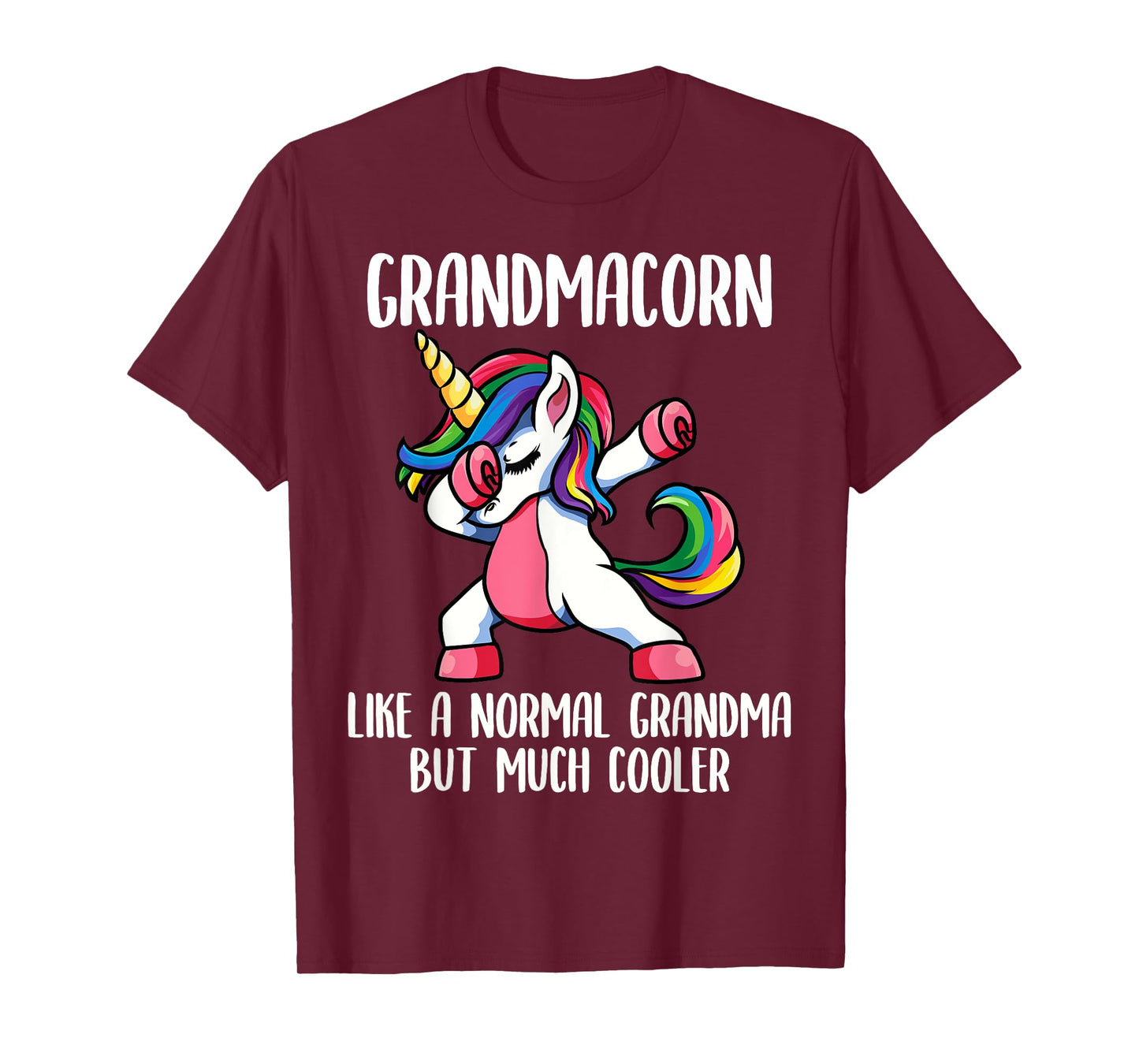 Unicorn Grandma Girl Birthday Party Clothing GrandmaCorn T-Shirt