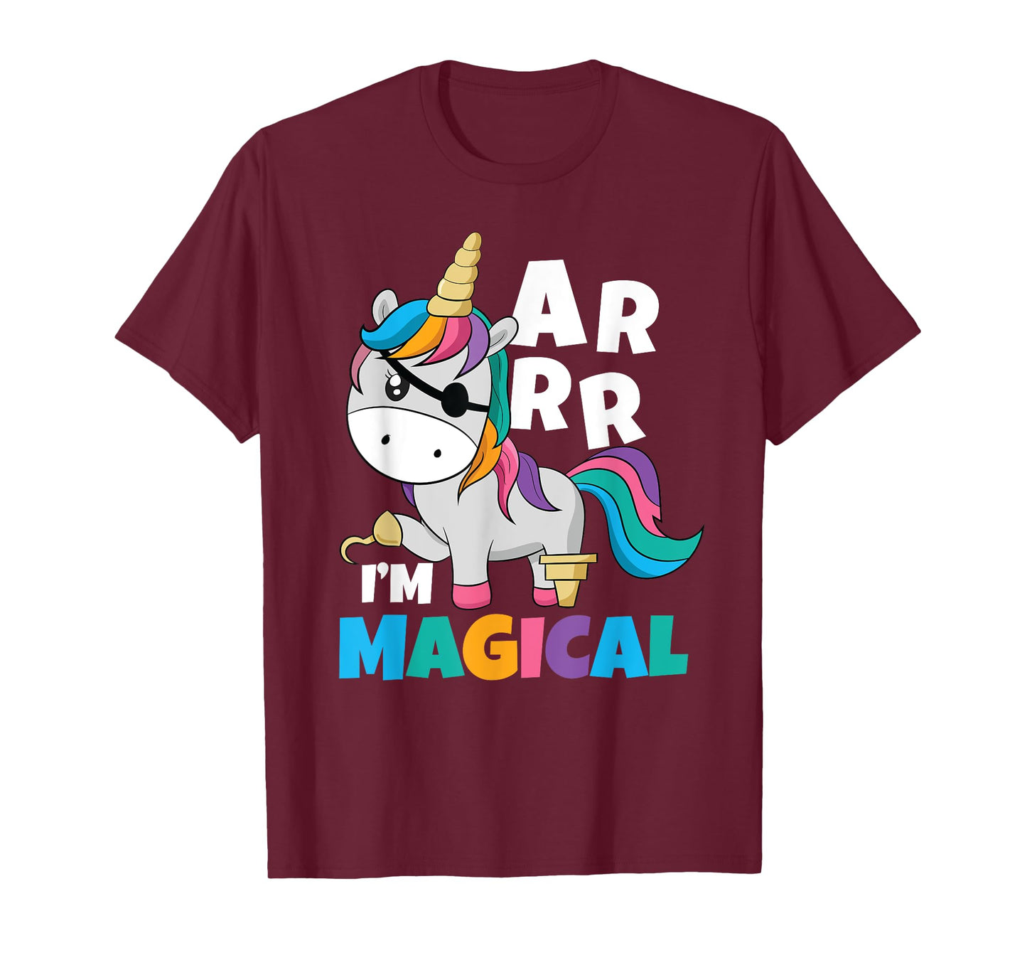 I'm Magical Caribbean Freebooter Toddler Girl Unicorn Pirate T-Shirt