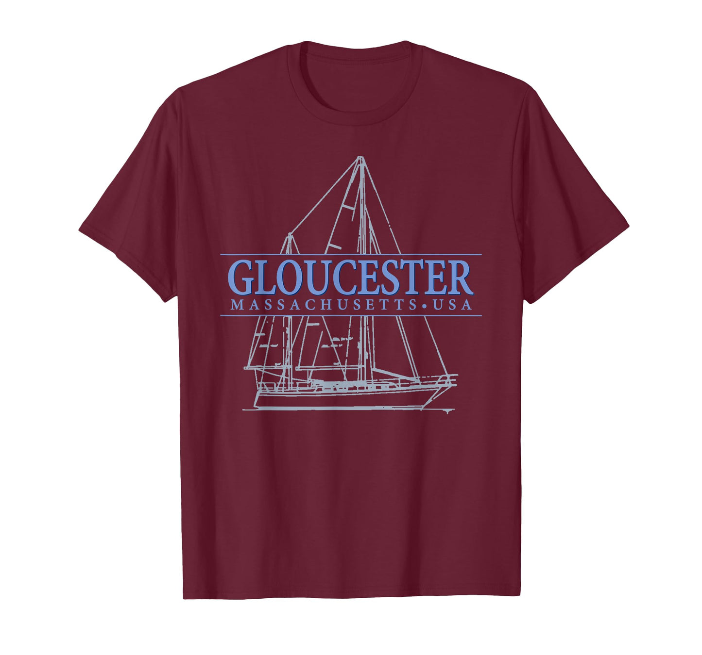 Gloucester Massachusetts sailing T-Shirt