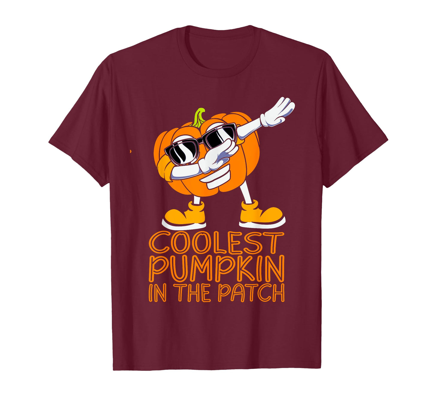 Coolest Pumpkin In The Patch Halloween Jackolantern Kid Boy T-Shirt