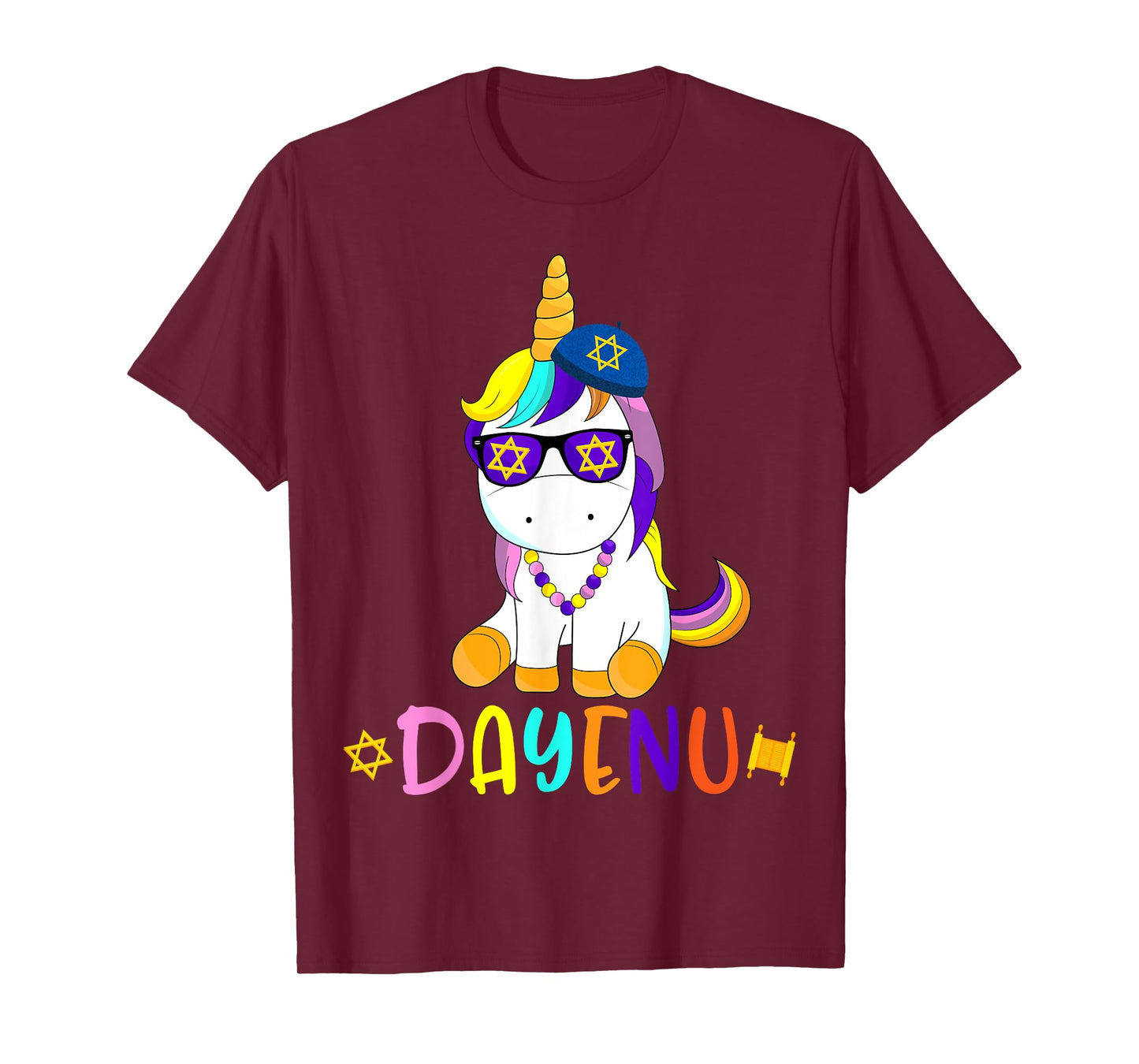 Passover Unicorn Shirt Jewish Matzo Jewnicorn Dayenu Pesach T-Shirt