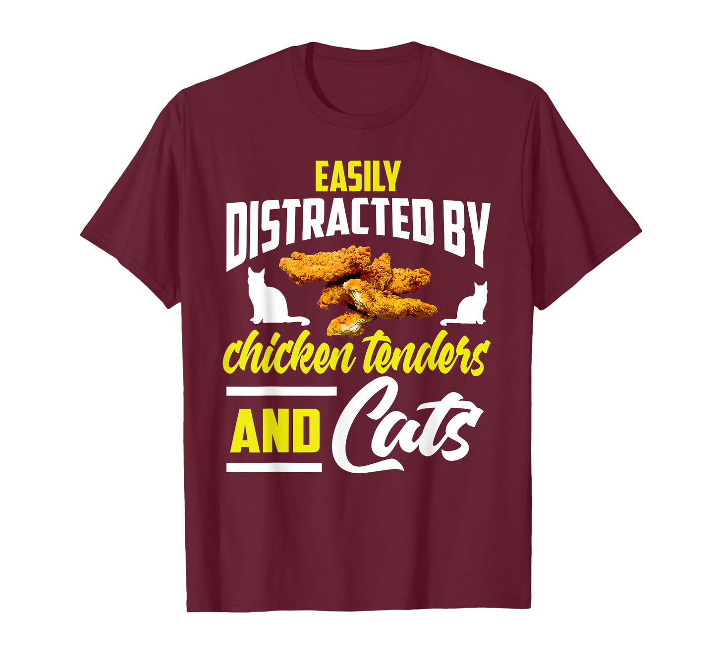 Chicken Tenders Shirt Funny Cat Lover Chicken Tenders T-Shirt for Men Women Girls Kids