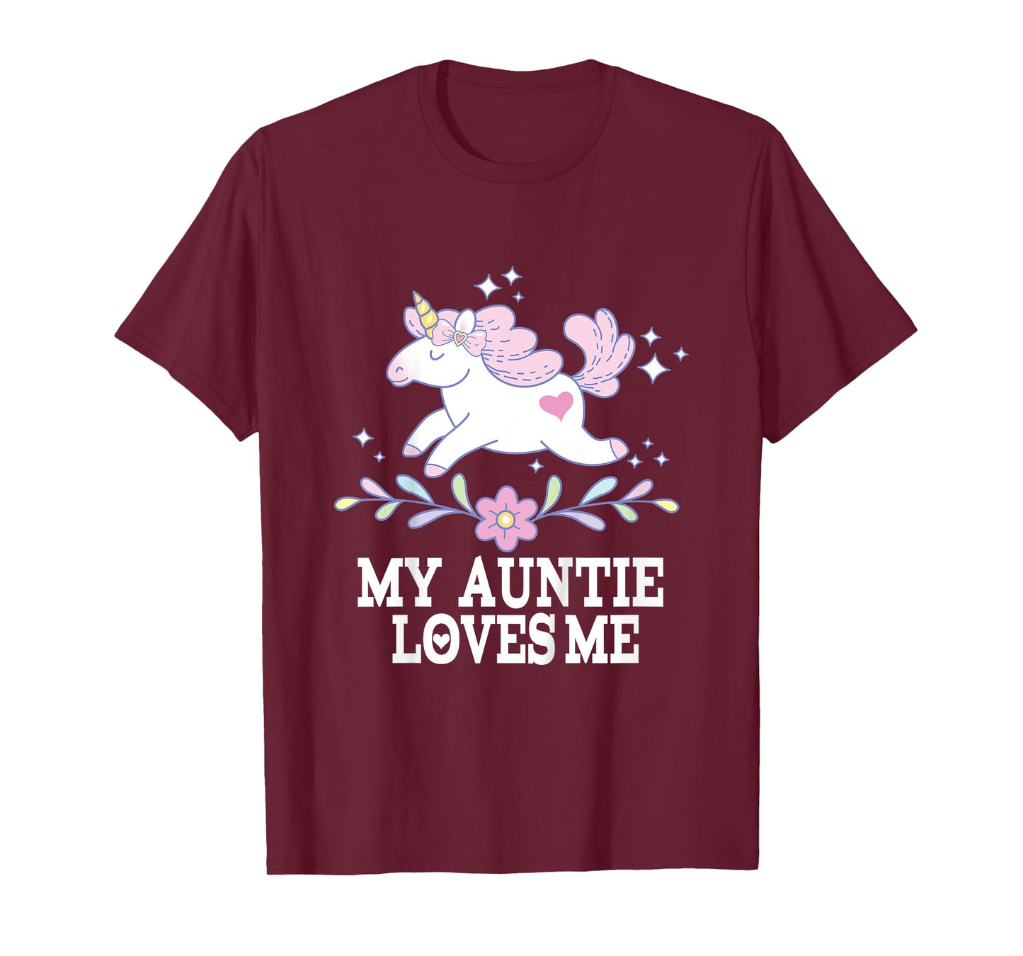 My Auntie Loves Me Unicorn Niece T-Shirt