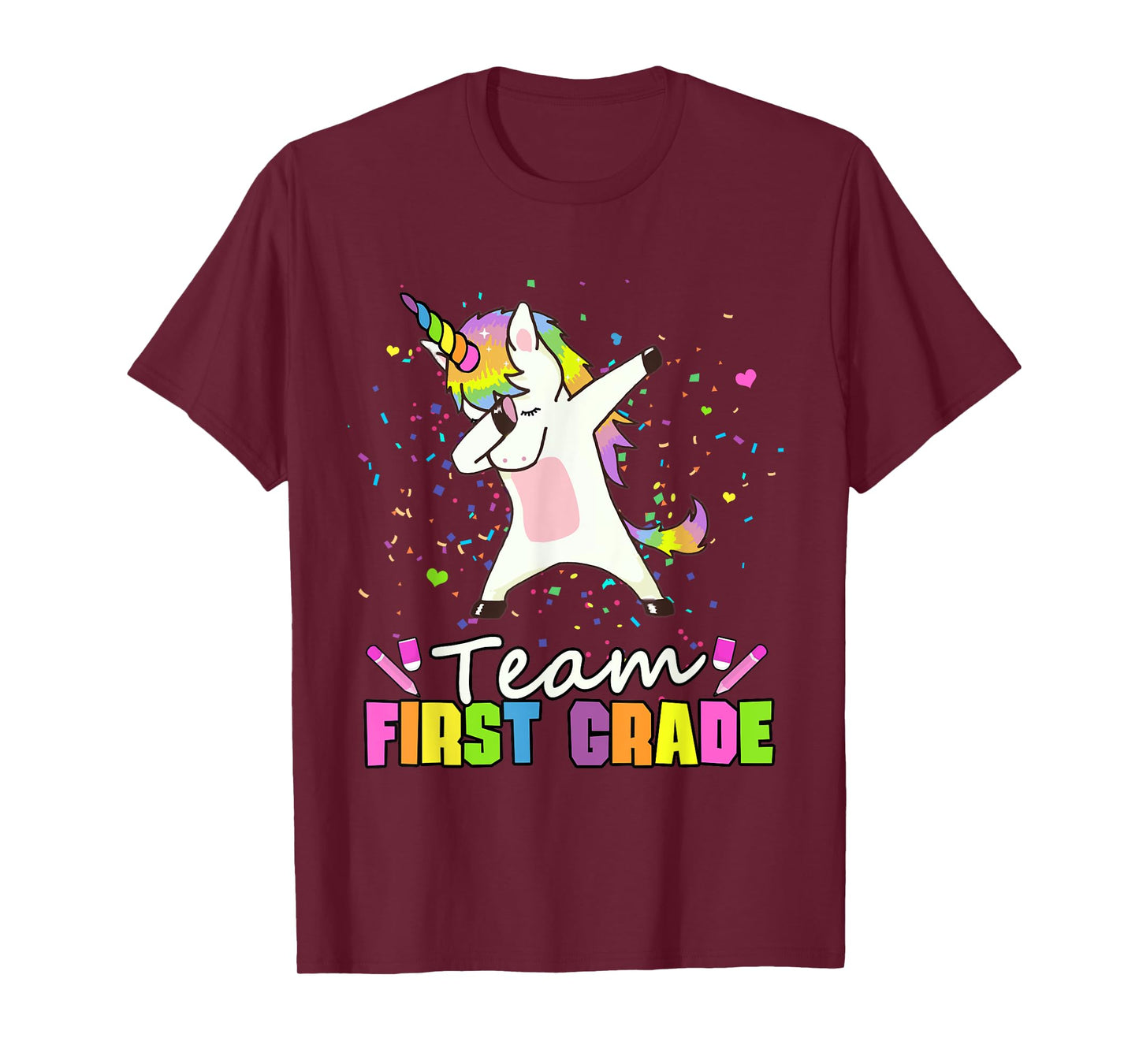 Team First Grade Unicorn 1st Grade Squad T-Shirt