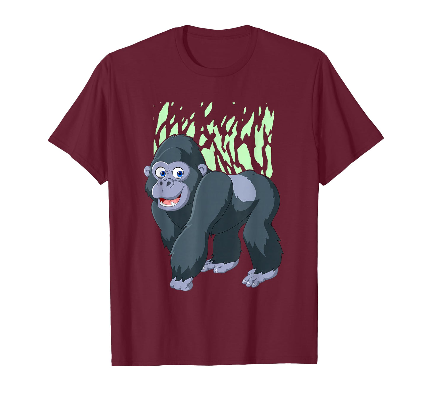 Jungle Gorilla I Gorilla Lover I Children Gorilla Kids Cartoon Gorilla I Monkey Kids Gorilla T-Shirt