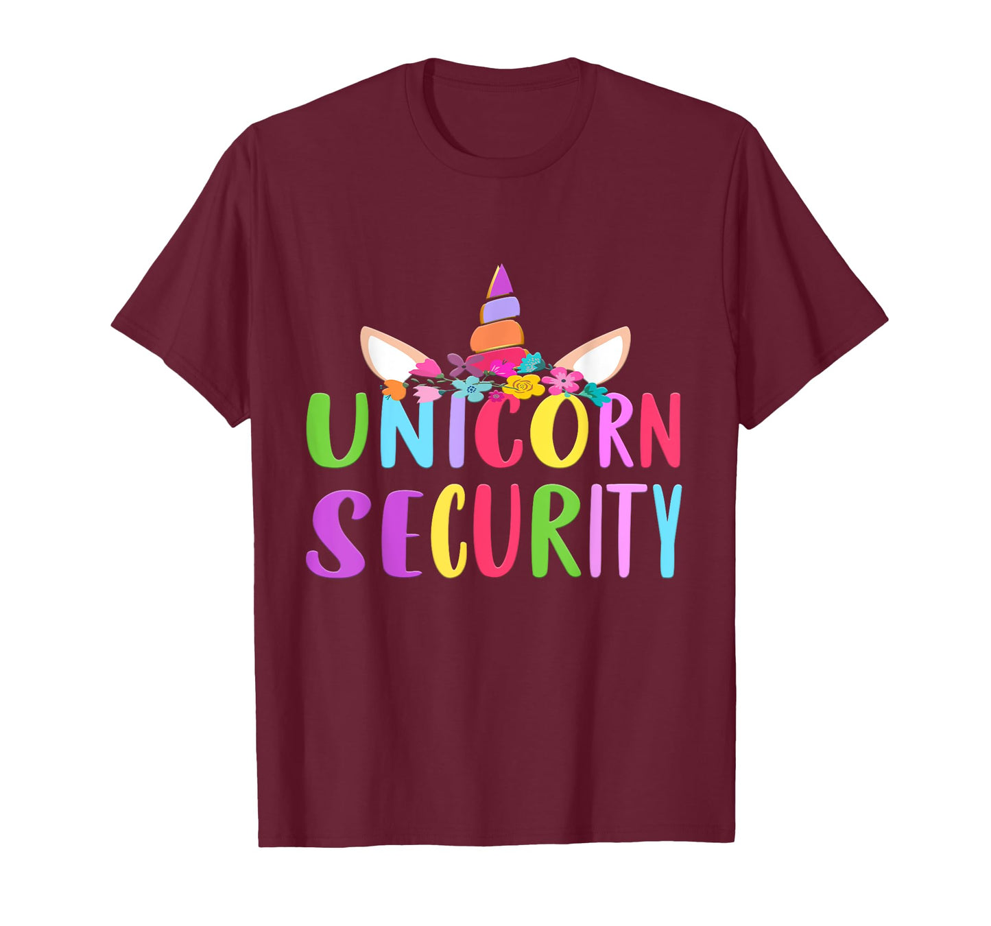 Unicorn Security Shirt Halloween Fall Costume Adults Kids T-Shirt