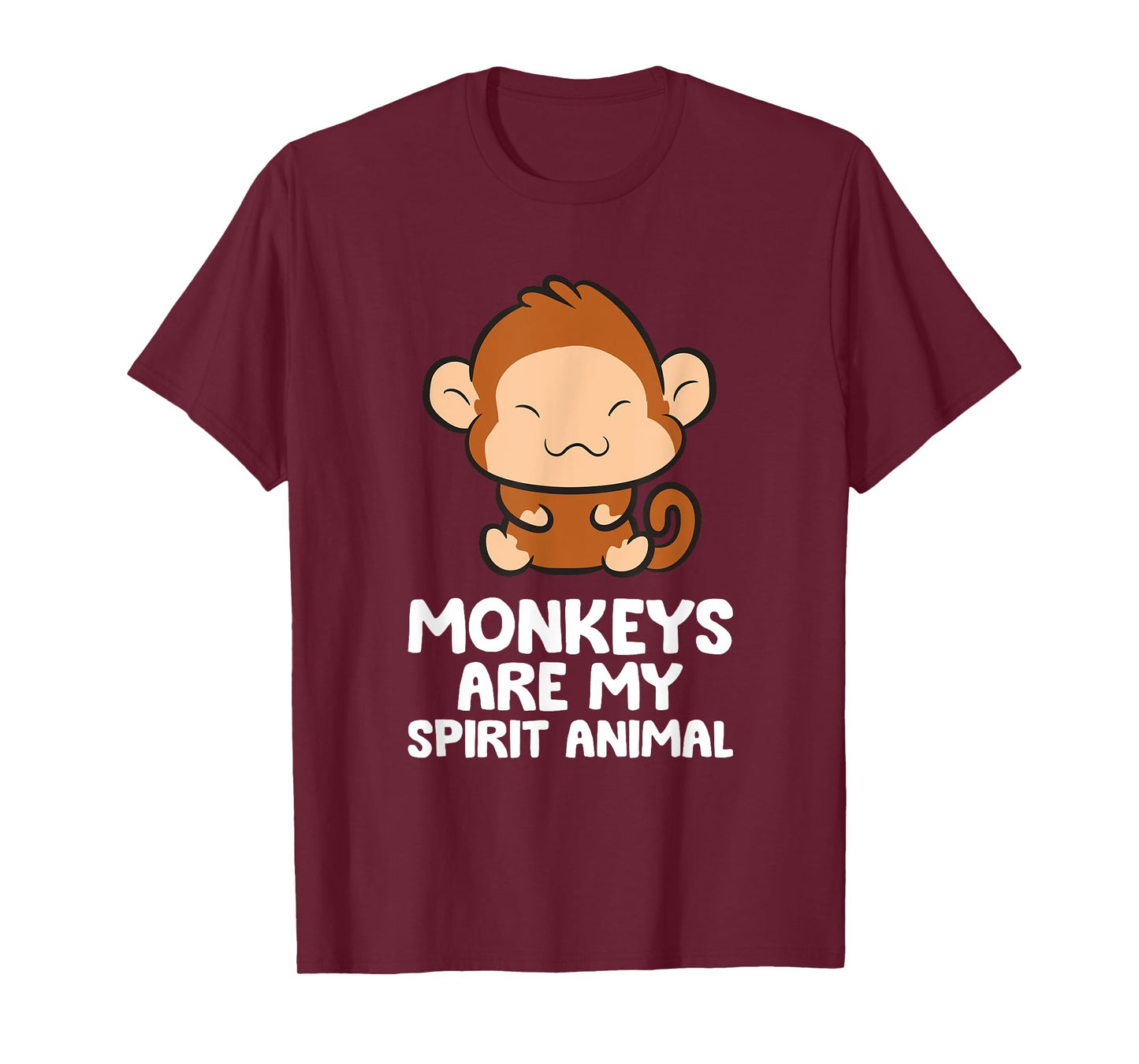 Monkeys Are My Spirit Animal Funny Monkey Lover T-Shirt