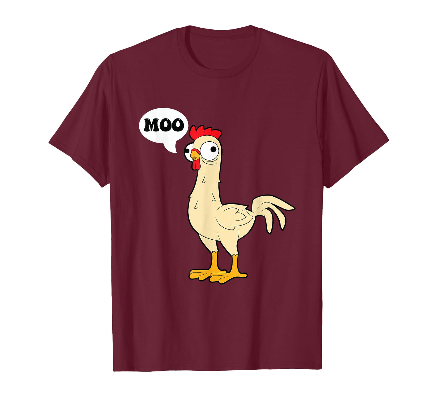 chicken - hen - fowl - cow - funny - joke - dad joke T-Shirt