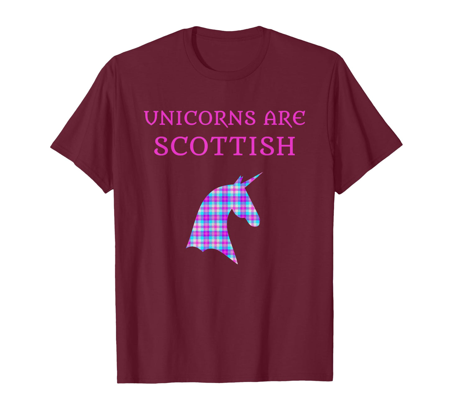 Unicorns Are Scottish Tartan Day Shirt T-Shirt