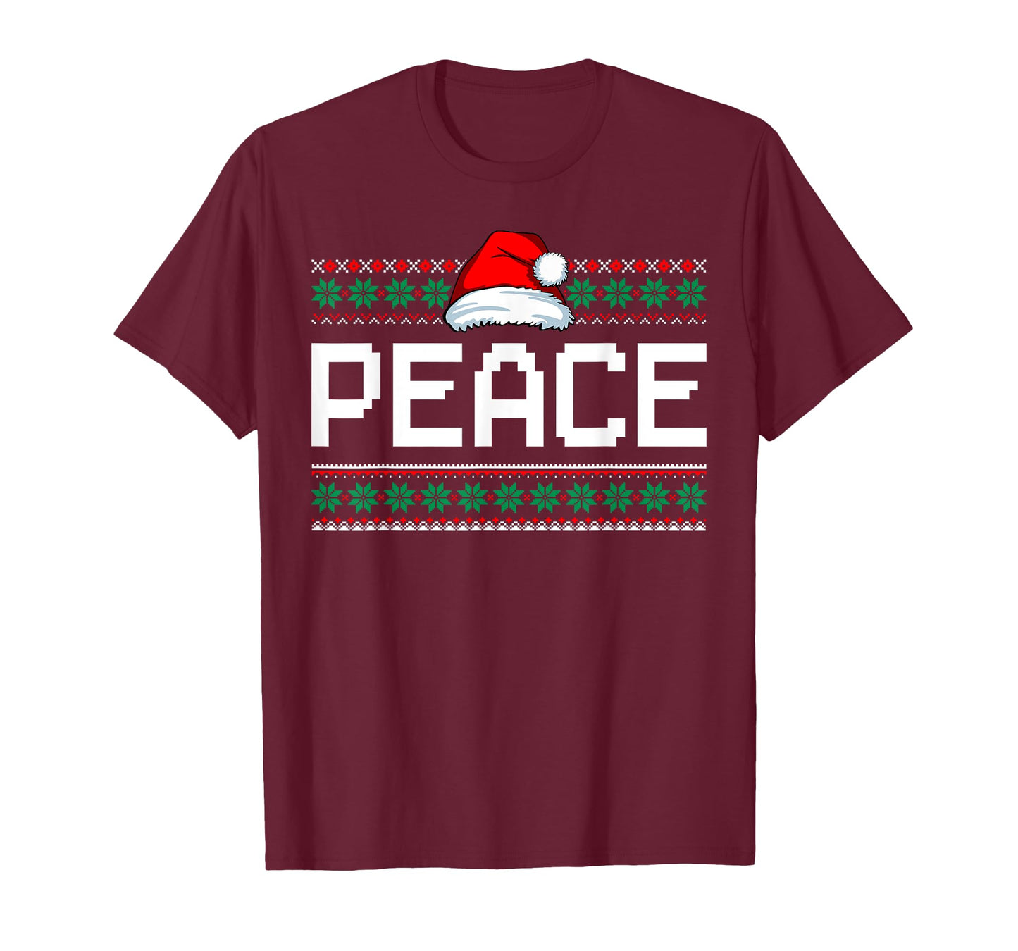 Peace I Come In Peace Couples Ugly Christmas Xmas Sweaters T-Shirt