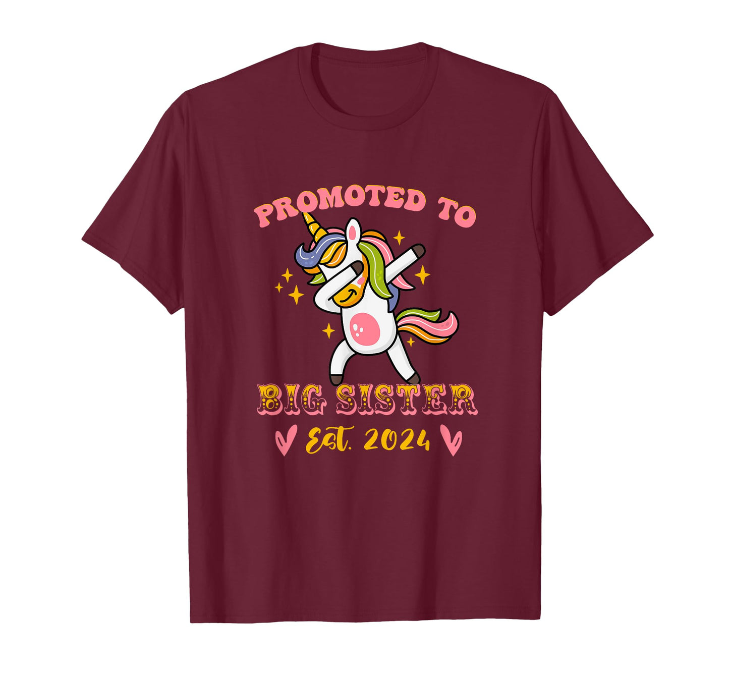 Promoted to big sister est. 2024 for pregnancy announcement T-Shirt
