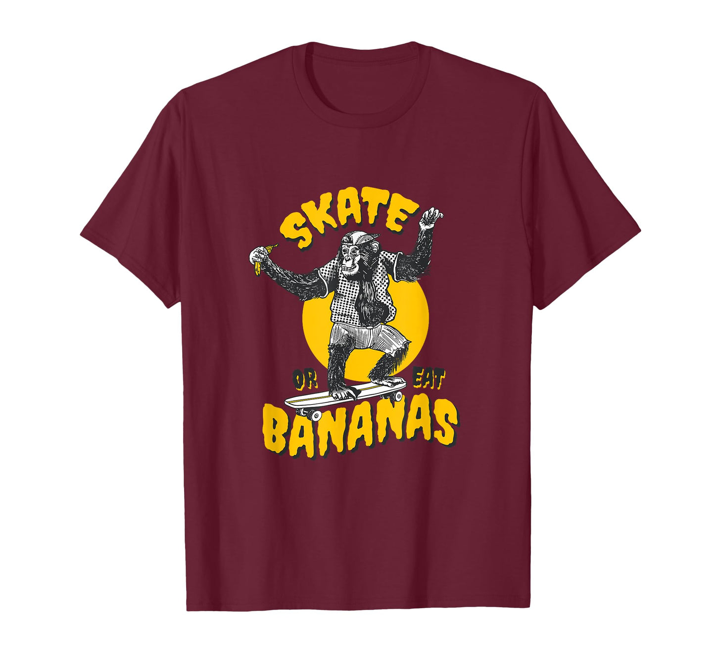 Skater Monkey Skateboard T-Shirt
