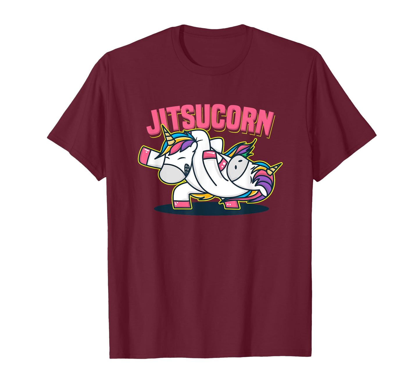 Funny Jiu Jitsu T-Shirt Cute Unicorn Self Defense T-Shirt