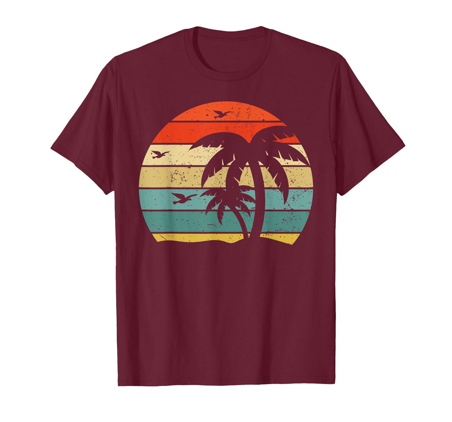 Cool Tropical T-Shirt Palm Trees Beach Retro Holiday Vintage T-Shirt